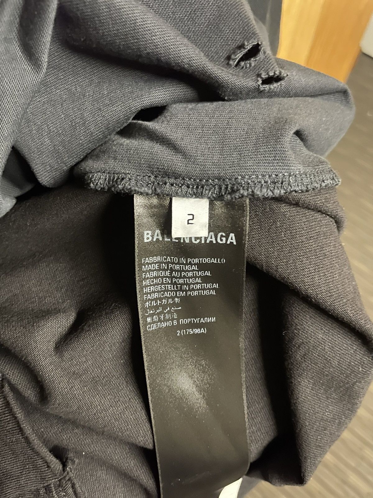 Balenciaga Balenciaga Speedhunters Upside down Tee Size US M / EU 48-50 / 2 - 8 Thumbnail