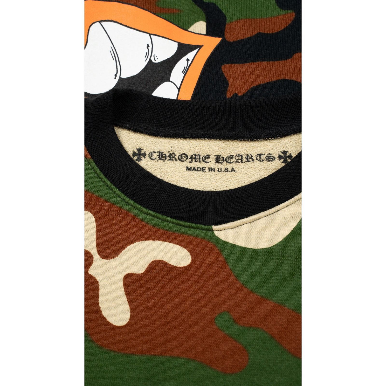 Chrome Hearts Matty Boy Caution Crewneck 'Camo' Size US S / EU 44-46 / 1 - 3 Thumbnail