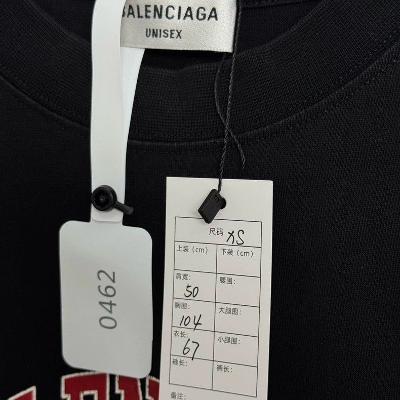 Balenciaga Balenciaga Black scissors wheat ear logo short sleeve Size US XS / EU 42 / 0 - 2 Thumbnail