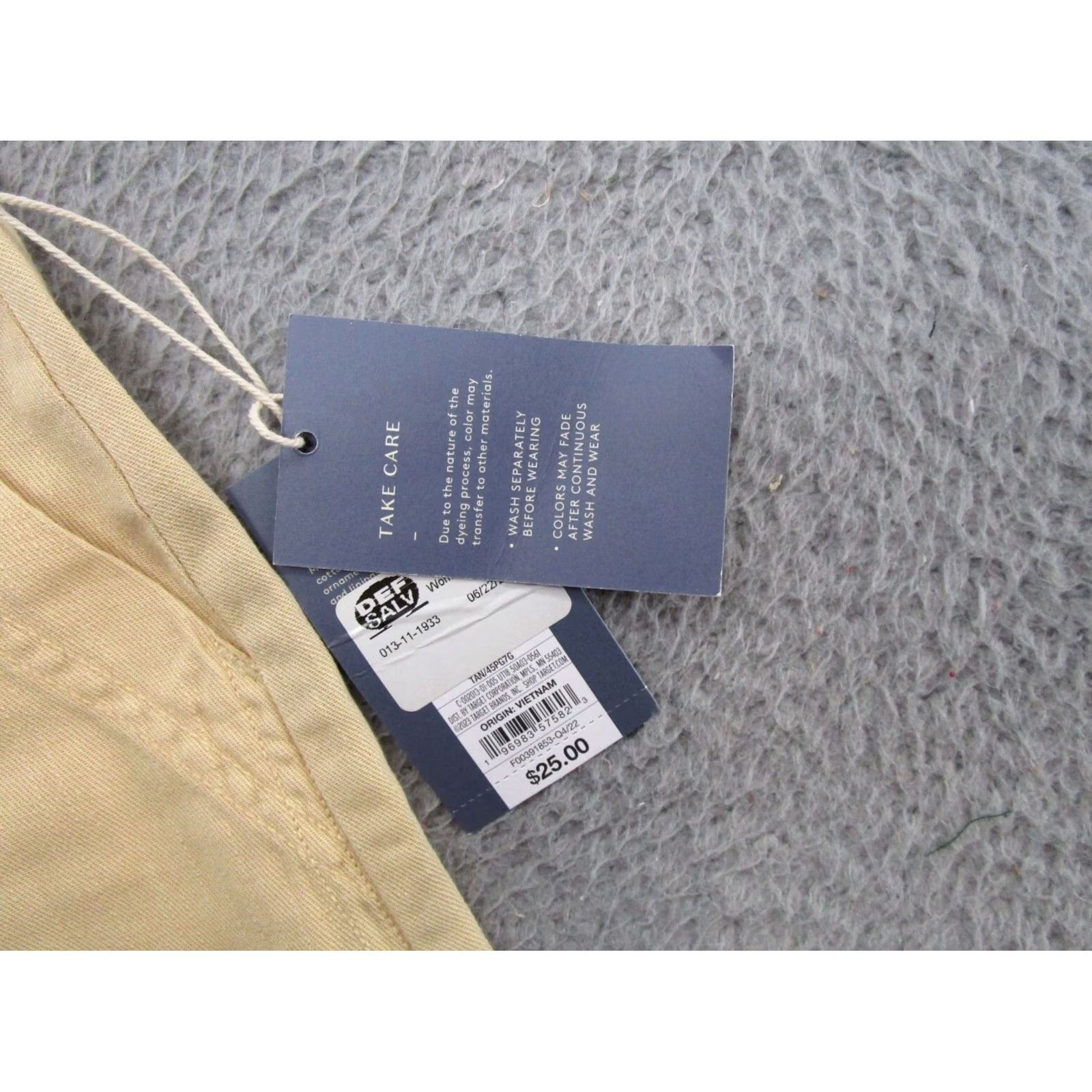 Vintage VINTAGE Universal Thread Shorts Beige High Rise Mom Size 12 Cotton Outdoor Hiking 5-Pocket Women Boys? Size 34" / US 12 / IT 48 - 2 Thumbnail
