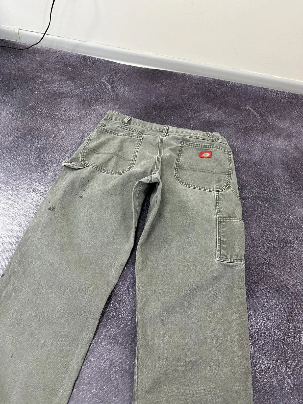 Dickies × Vintage Vintage Dickies Y2K American Olive Hype Work Pants Jeans Size US 36 / EU 52 - 4 Thumbnail