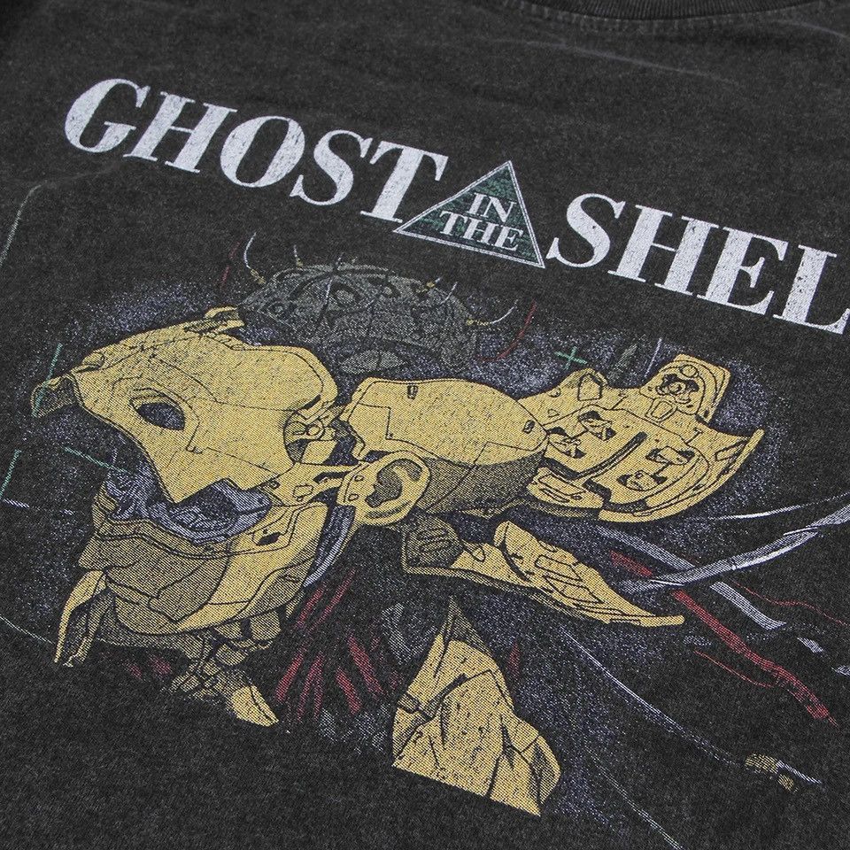 Japanese Brand × Vintage Anime Ghost In Shell Graphic Printed Tshirt Size US L / EU 52-54 / 3 - 2 Thumbnail