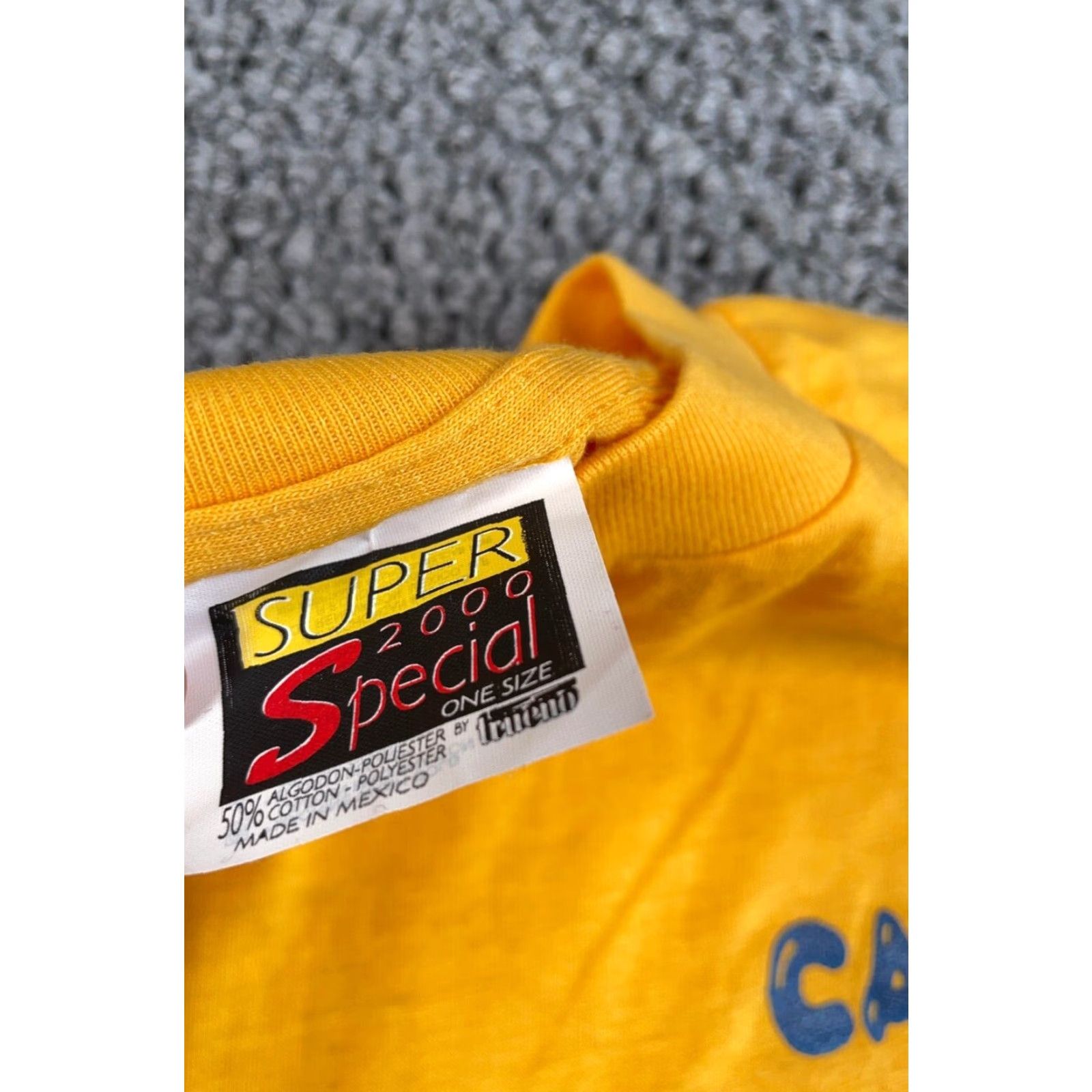 Vintage VINTAGE Cancun Mexico T-Shirt Adult One Size (2XL) Gold Yellow Single Stitch Y2K Size US XXL / EU 58 / 5 - 3 Thumbnail