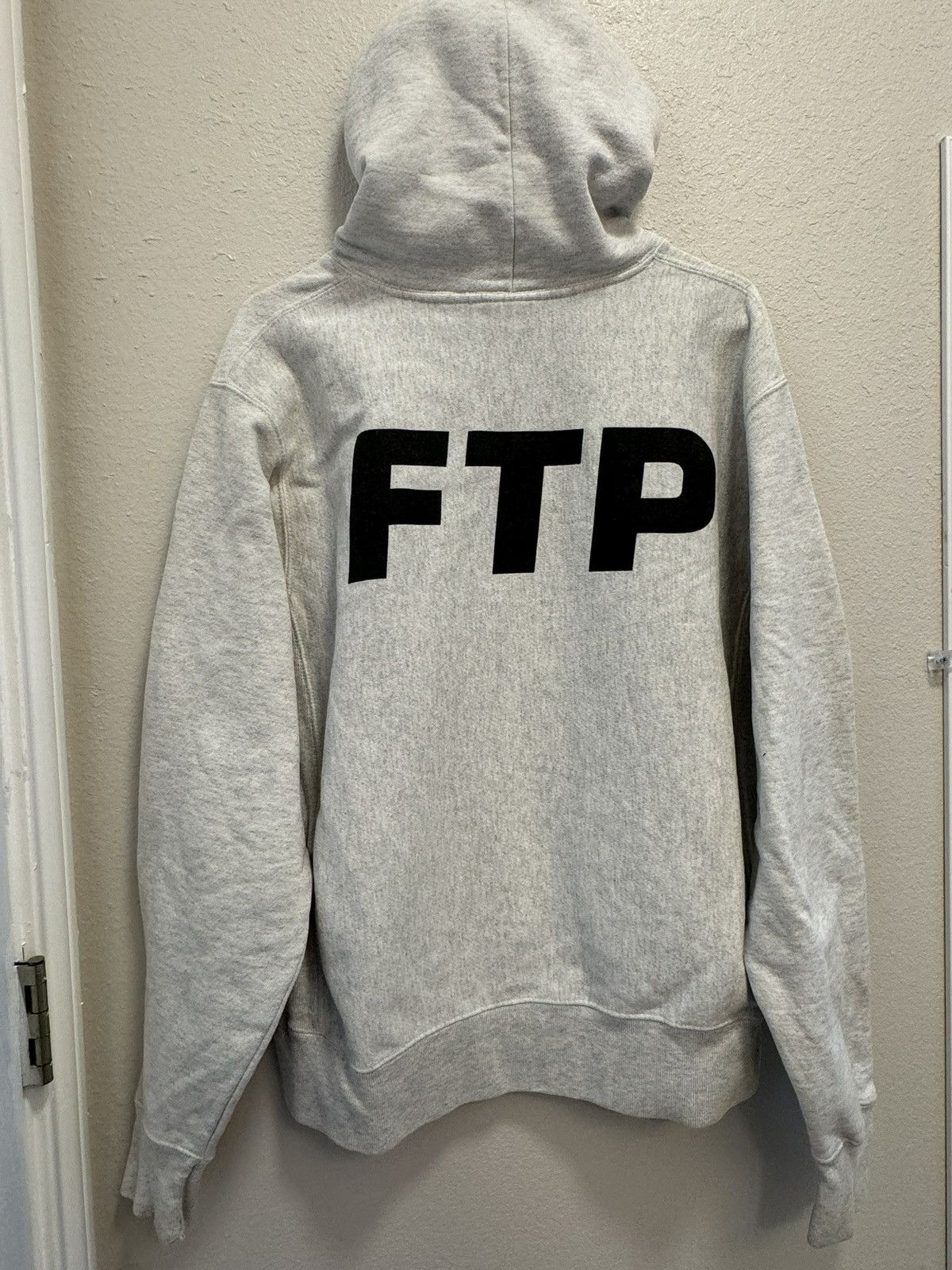 Champion × Fuck The Population FTP Grey Champion hoodie (reverse weave) Size US M / EU 48-50 / 2 - 2 Thumbnail