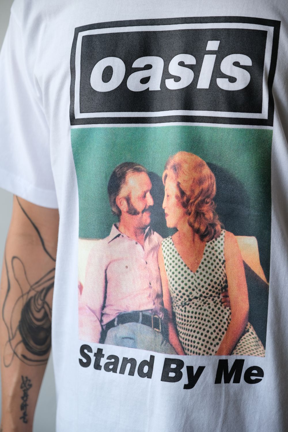 ADAM ET ROPE Oasis ADAM ET ROPE' 30th Anniversary Tee Stand By Me White Size US L / EU 52-54 / 3 - 2 Thumbnail
