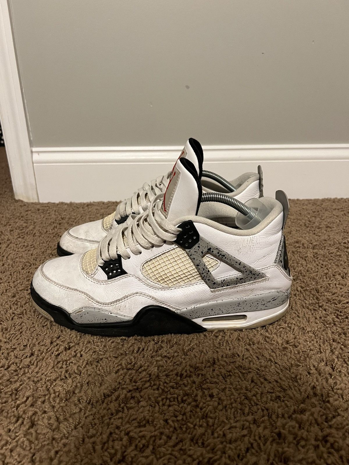 Jordan Brand × Nike Jordan 4 White Cement (2016) Size 10.5 Size US 10.5 / EU 43-44 - 5 Thumbnail
