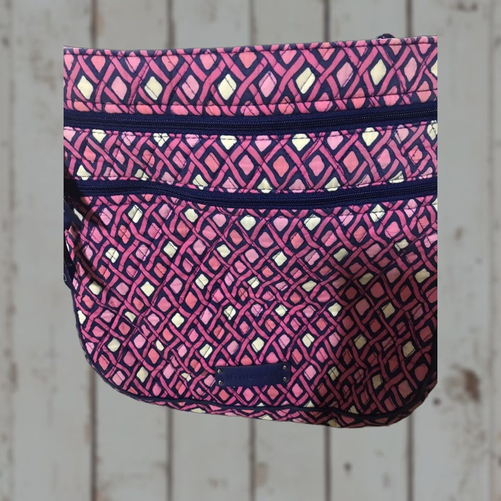 Vera Bradley Vera Bradley Crossbody Bag Women Medium Quilted Geometric Multi Color 12x11.5 Inches Size ONE SIZE - 1 Thumbnail