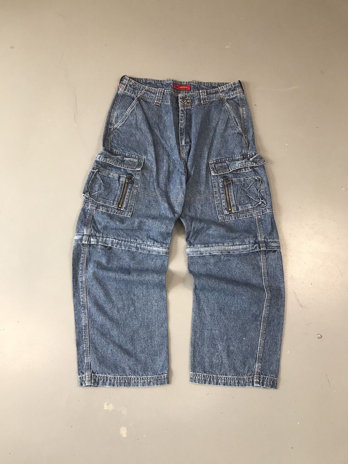 Arizona Jean Co. × Vintage Y2K style Vintage Arizona converter cargo denim pant Size US 30 / EU 46 - 1 Thumbnail