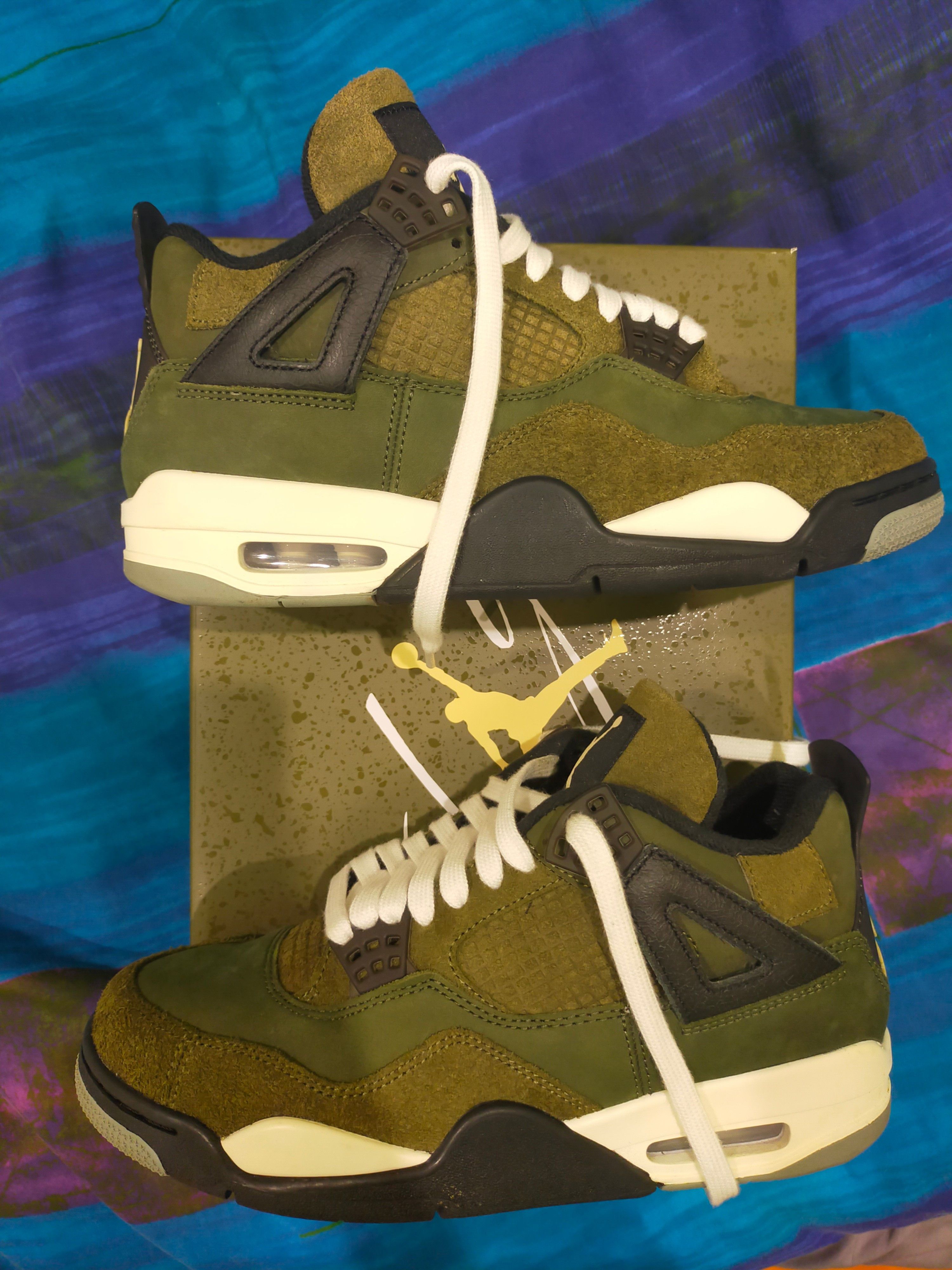 Jordan Brand Jordan 4 Olive Nike air retro SE Craft size 8 m / 9.5 w Size US 8 / EU 41 - 4 Thumbnail