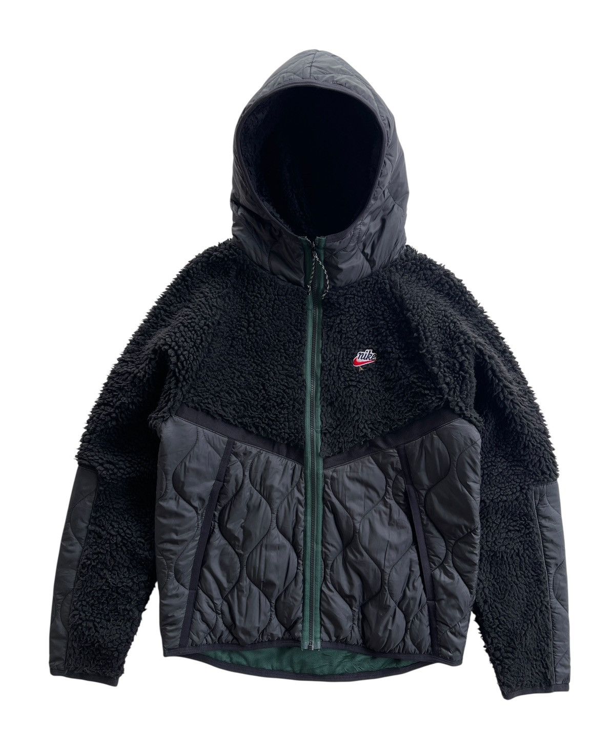 Nike Nike BOA Fleece Quilted Shell Hooded Jacket Size US M / EU 48-50 / 2 - 1 Thumbnail