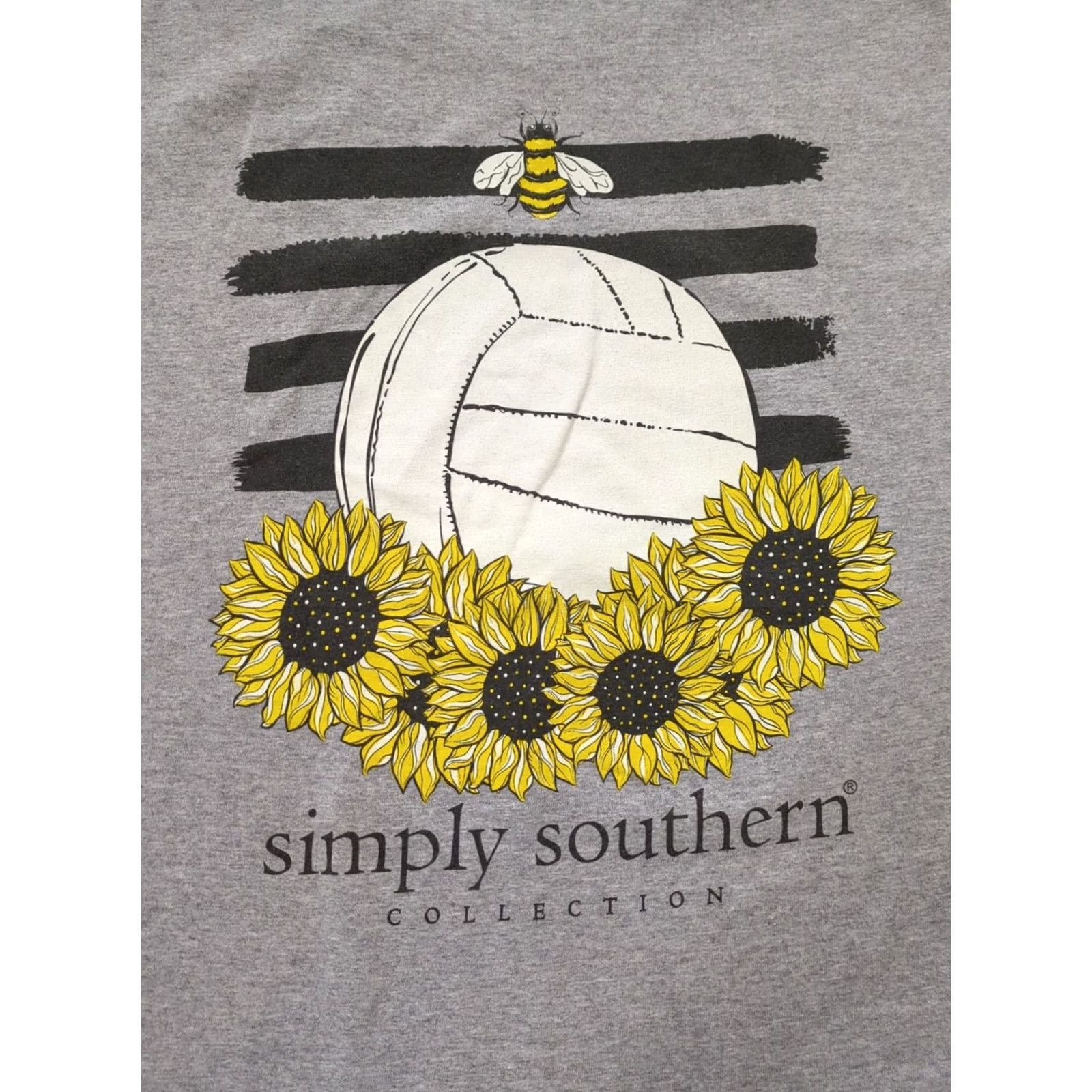 Vintage VINTAGE Simply Southern Shirt L Gray Short Sleeve Soccer Bees Older Design Mens Size US L / EU 52-54 / 3 - 2 Thumbnail