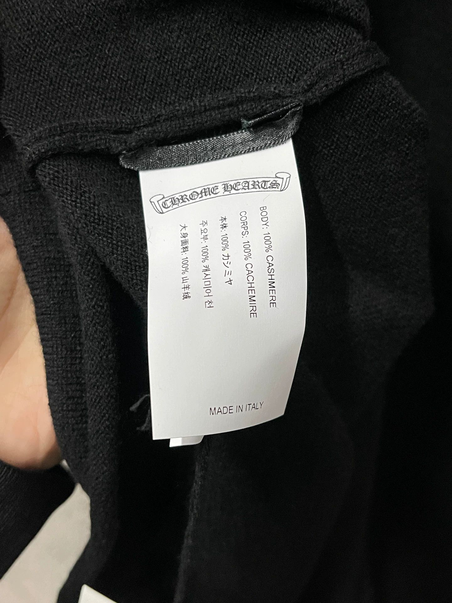 Chrome Hearts Chrome Hearts Cashmere Cross Arm Print Sweater S Size US S / EU 44-46 / 1 - 7 Thumbnail