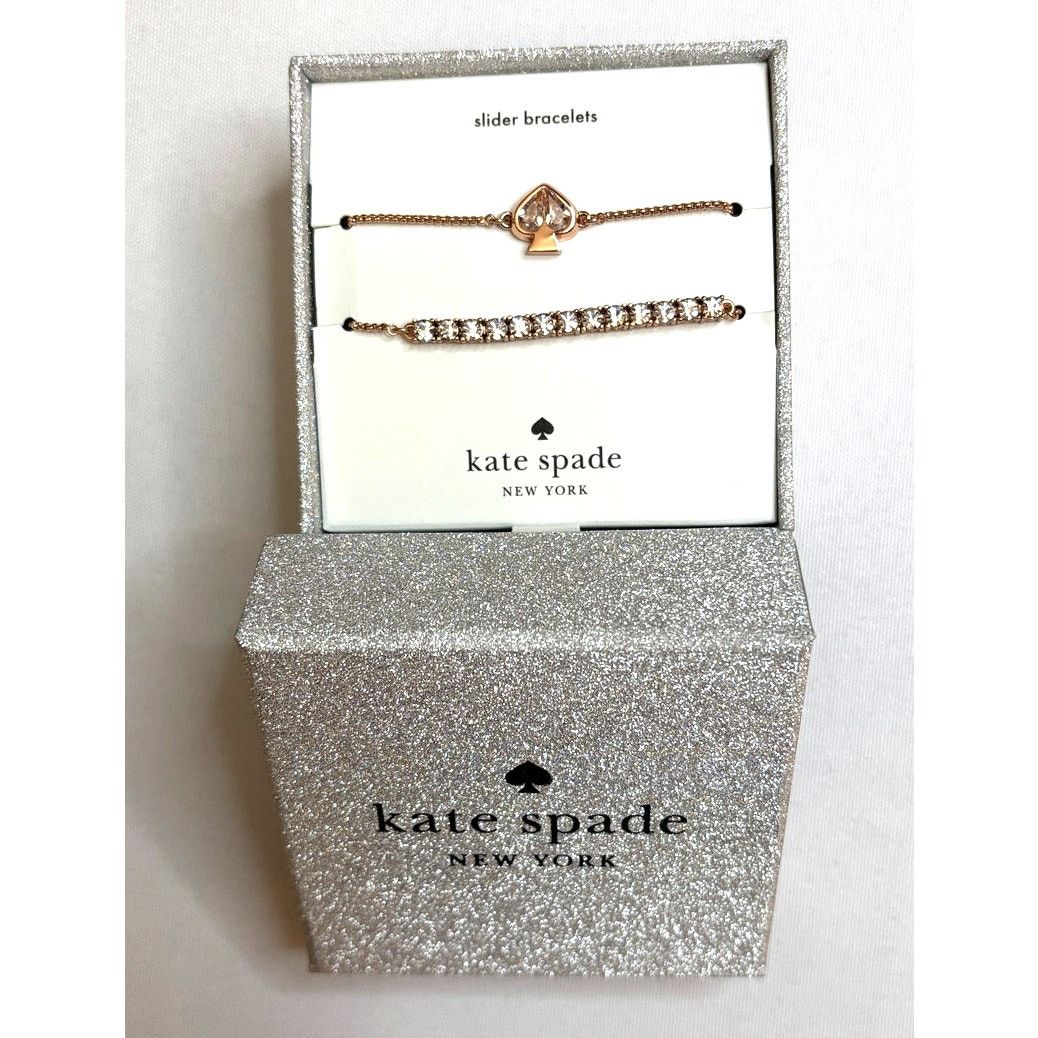 Kate Spade KATE SPADE 2-pc Slider Bracelet Gift Set | Rose Gold Color Size ONE SIZE - 2 Thumbnail
