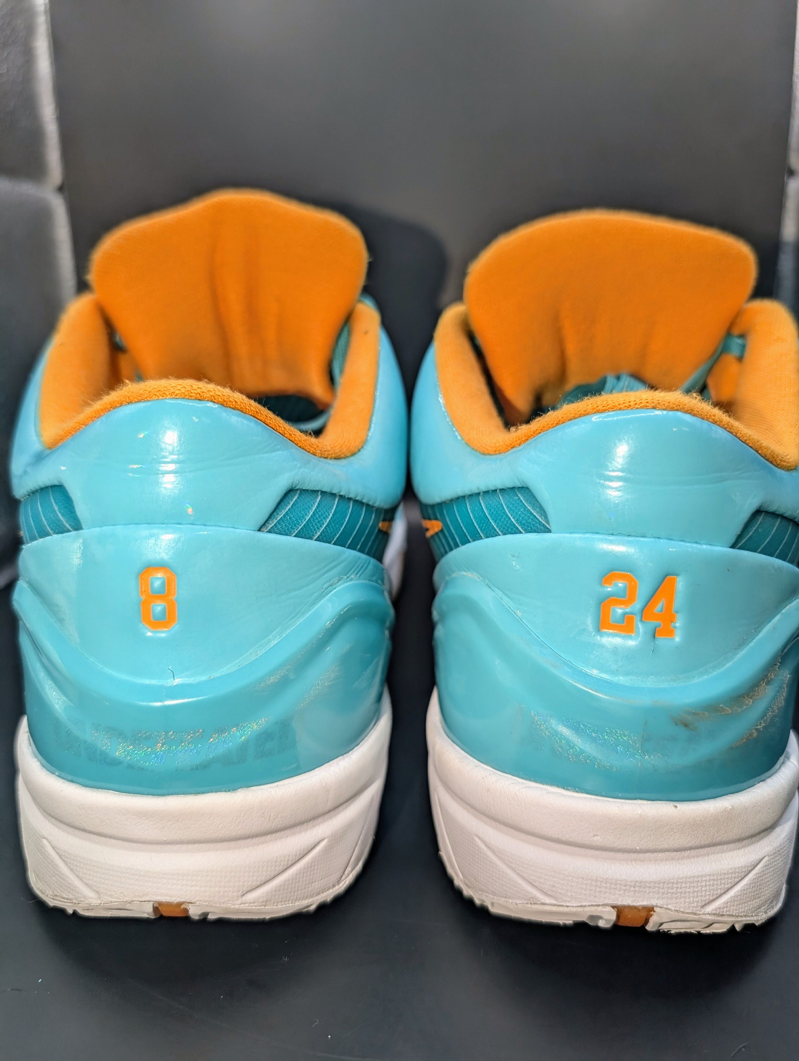 Nike Nike Undefeated x Kobe 4 Protro Hyper Jade San Antonio Spurs Size US 13 / EU 46 - 4 Thumbnail