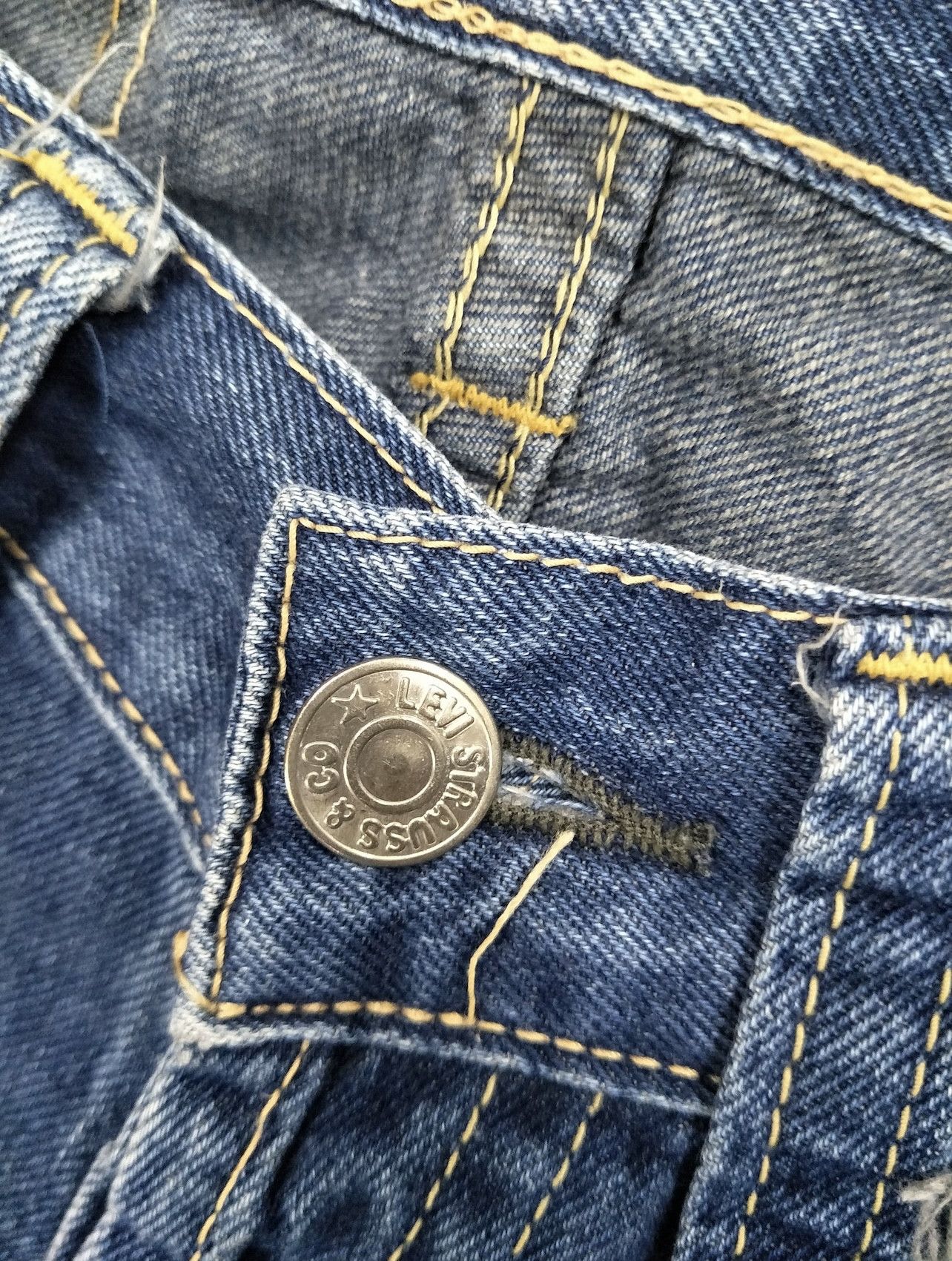 If Six Was Nine × Levi's × Vintage Levis Buckle Baggy Wide Leg Flamming Stitch Travis Scott Size US 30 / EU 46 - 13 Thumbnail