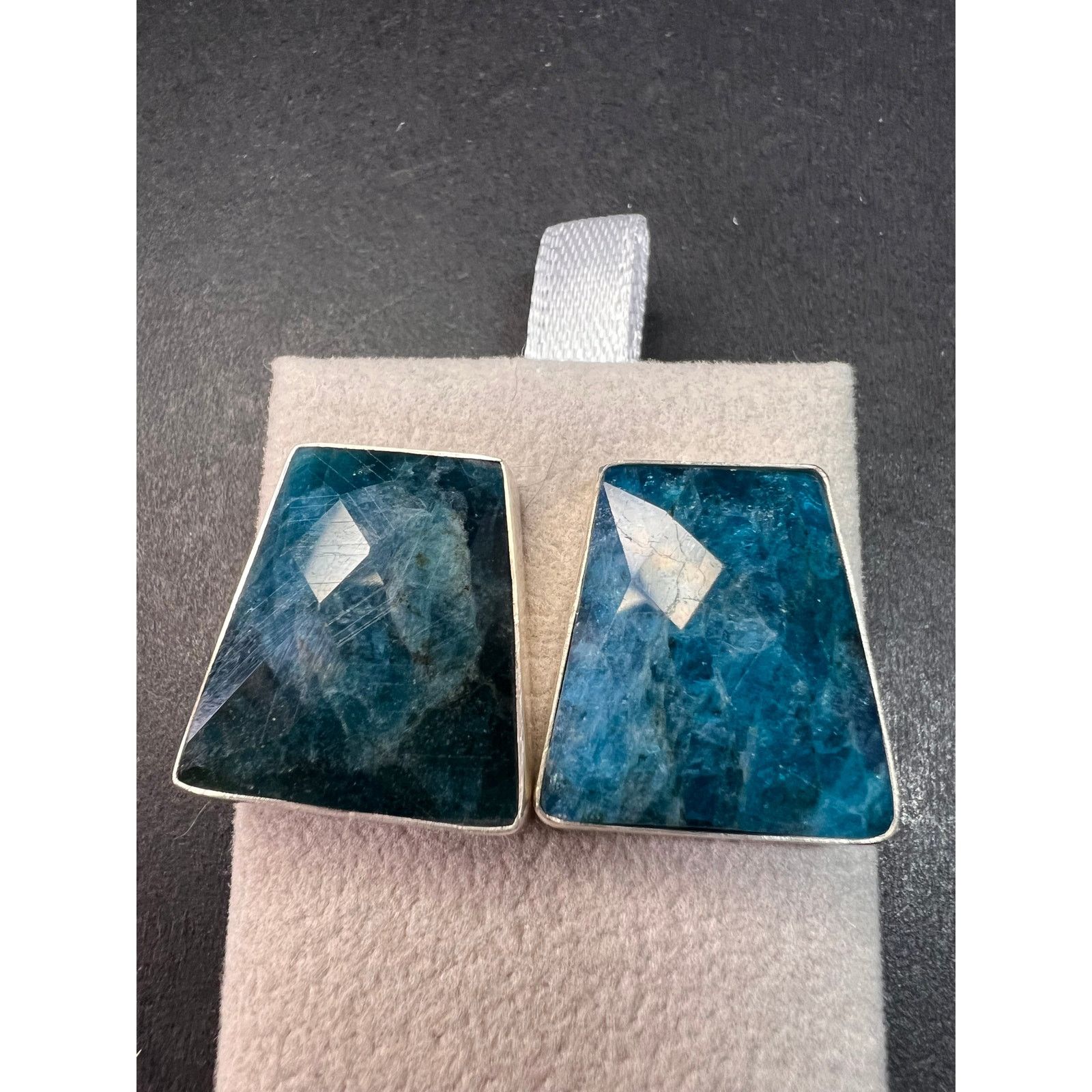 Other NEW Jay King blue apatite geometric sterling silver earrings Size ONE SIZE - 8 Thumbnail