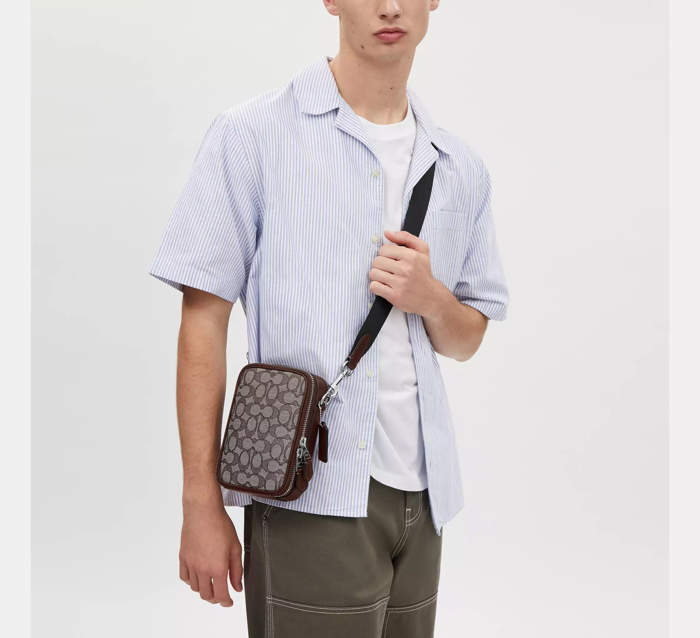 Coach Stanton Crossbody In Signature Jacquard CH097 Size ONE SIZE - 2 Thumbnail