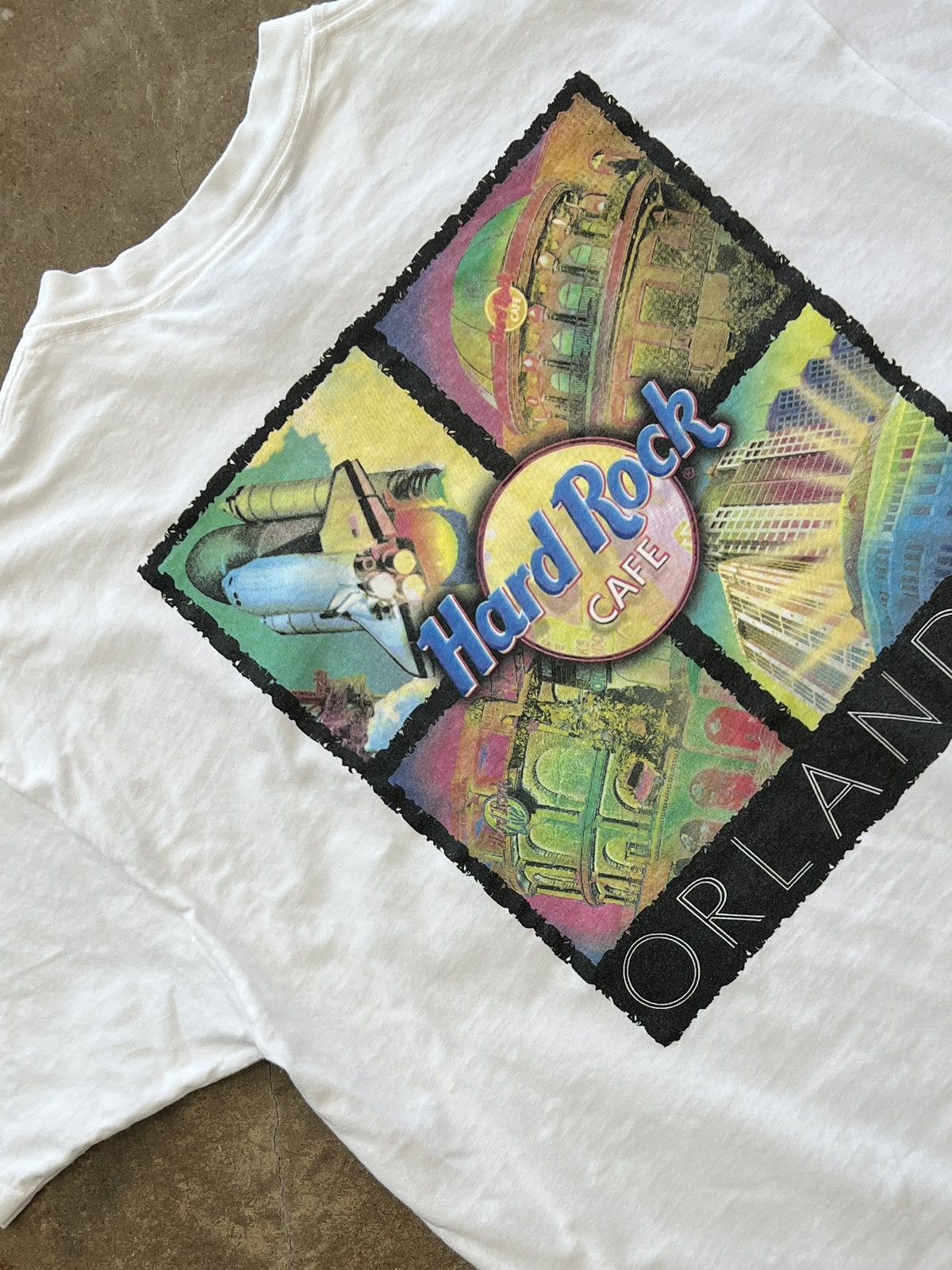 Hard Rock Cafe Vintage Hard Rock Cafe Orlando Landmark Vacation Tee XXL Size US XXL / EU 58 / 5 - 1 Thumbnail