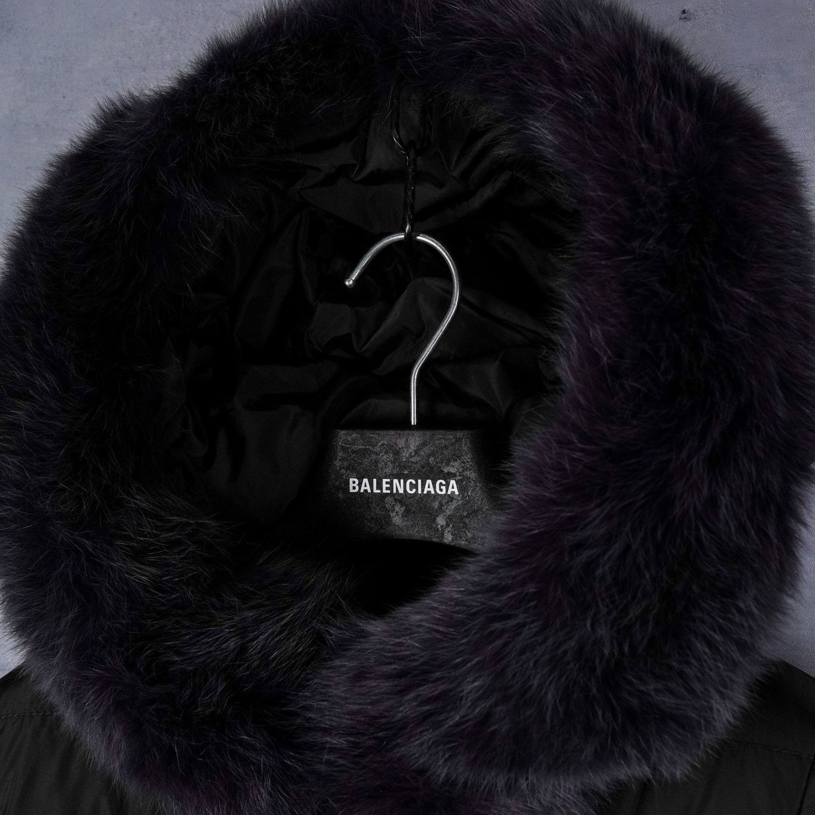 Prada Prada black nylon genuine fox fur hooded womens down jacket Size XS / US 0-2 / IT 36-38 - 5 Thumbnail