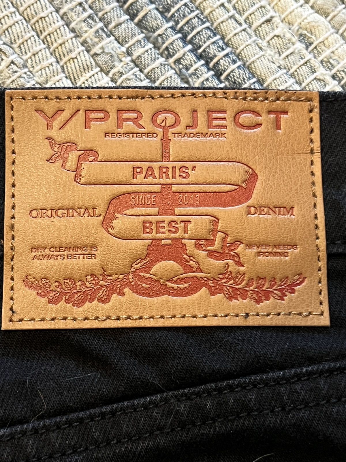 Y/Project y/project wide leg wire jeans in evergreen black Size 25" / US 0 / IT 36 - 12 Thumbnail