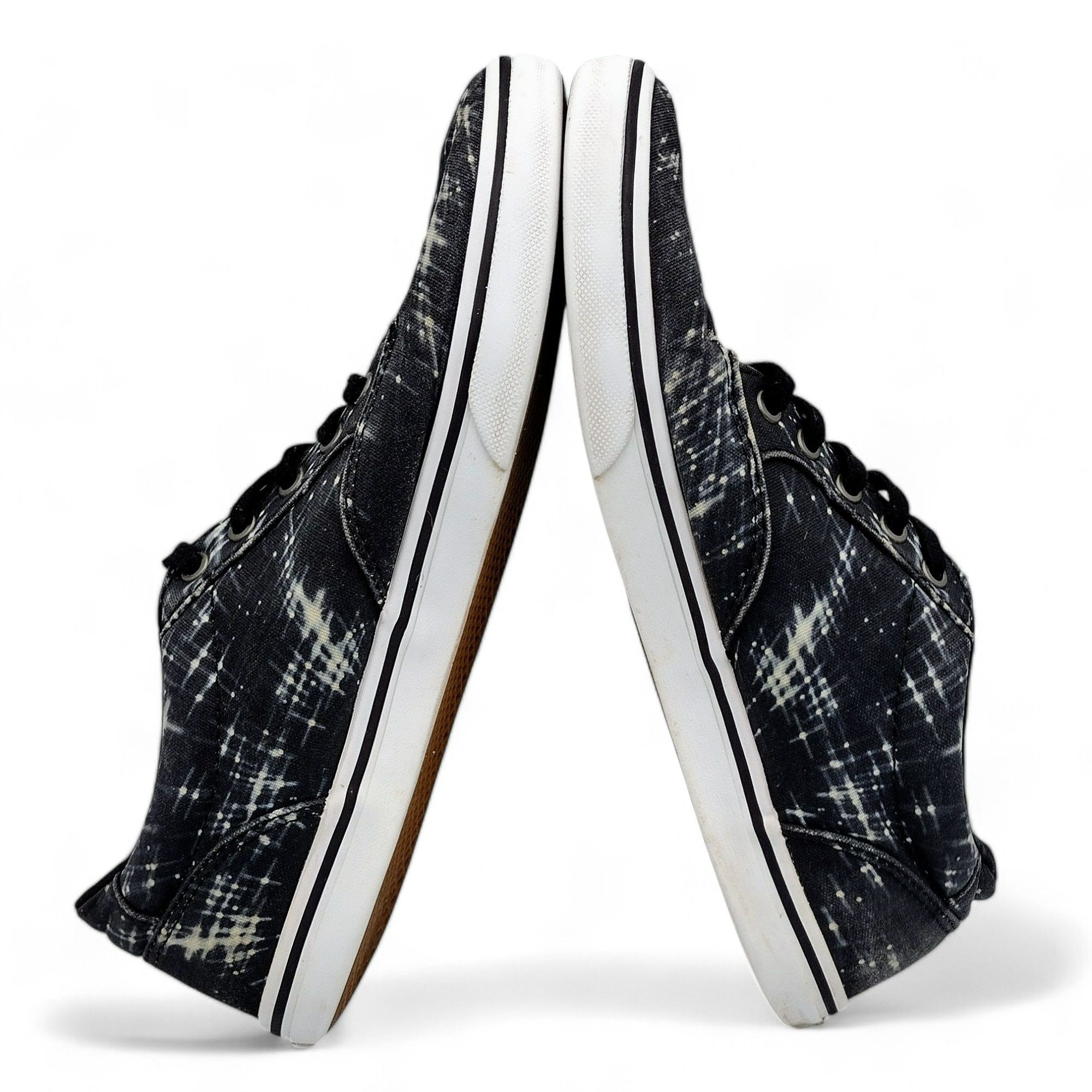 Vans VANS Winston Shooting Stars Skate Shoes Lace Up Black White Size US 7 / IT 37 - 5 Thumbnail