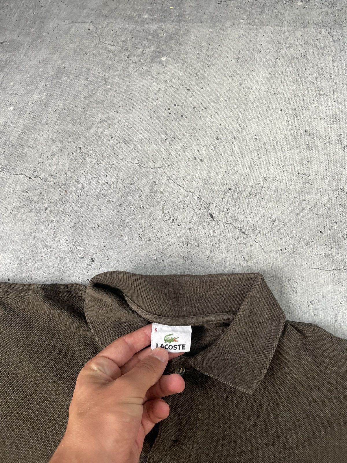 Lacoste Vintage Lacoste polo T shirt brown retro 90s 80s y2k tee Size US XL / EU 56 / 4 - 5 Thumbnail