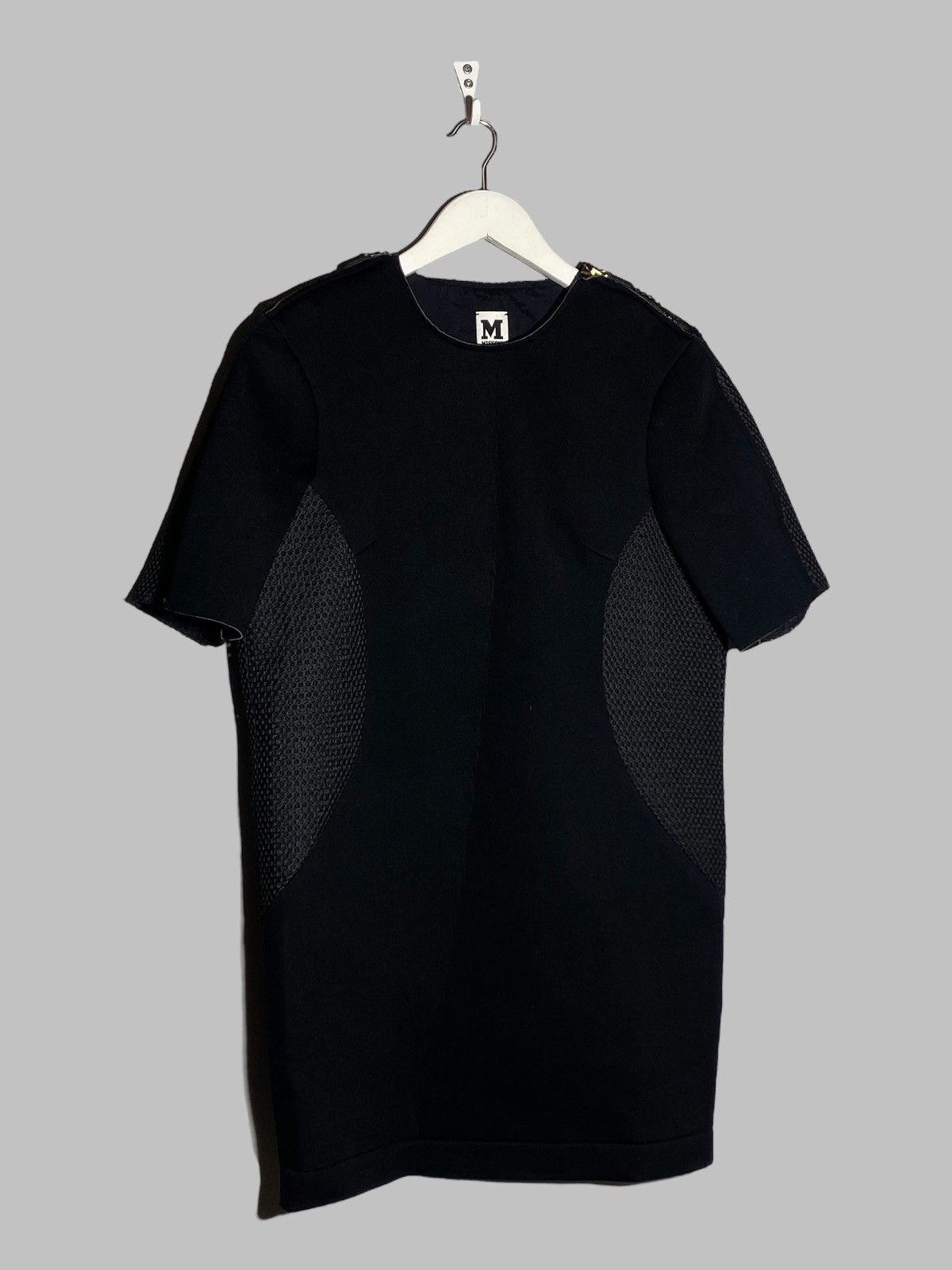 Missoni 2000s M Missoni Full Black Midi Dress Mesh Back Size S / US 4 / IT 40 - 1 Thumbnail