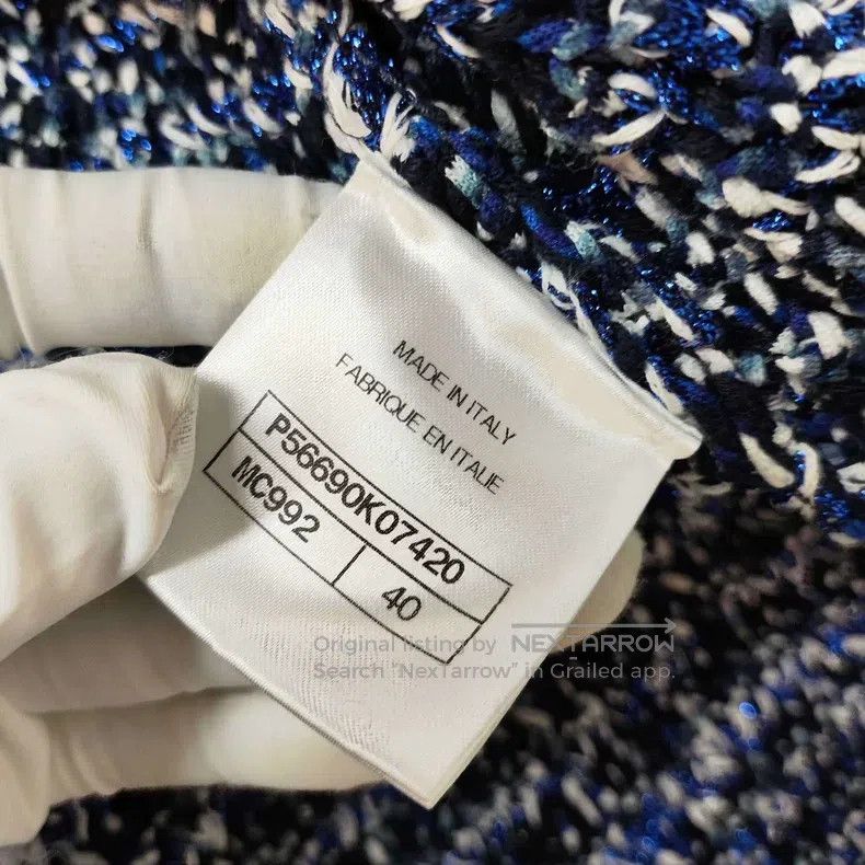 Chanel Chanel Blue soft colour pbc jacket Size S / US 4 / IT 40 - 8 Thumbnail