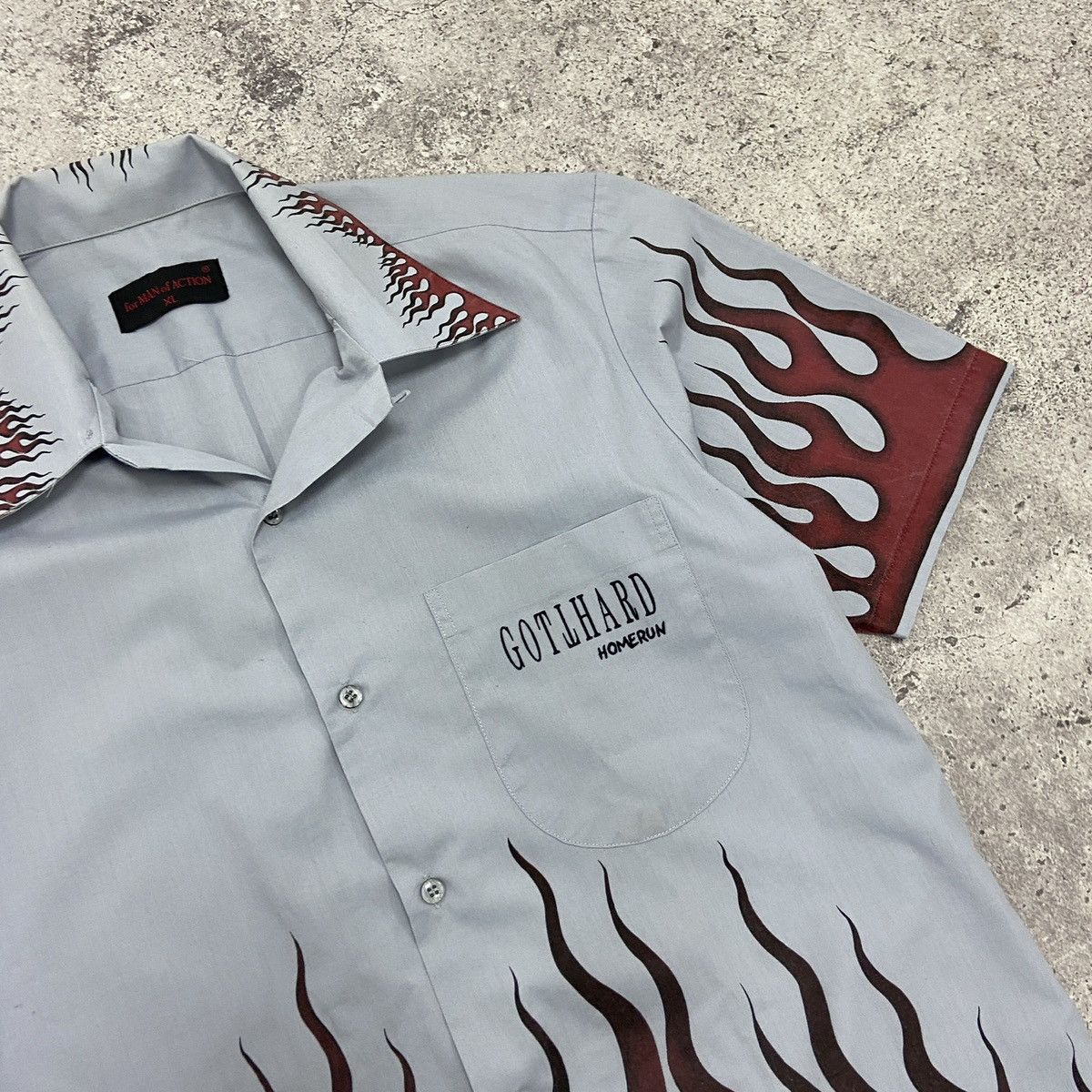 Band Tees Vintage 90s Gotthard Homerun rock band flame shirt rock y2k Size US XL / EU 56 / 4 - 5 Thumbnail