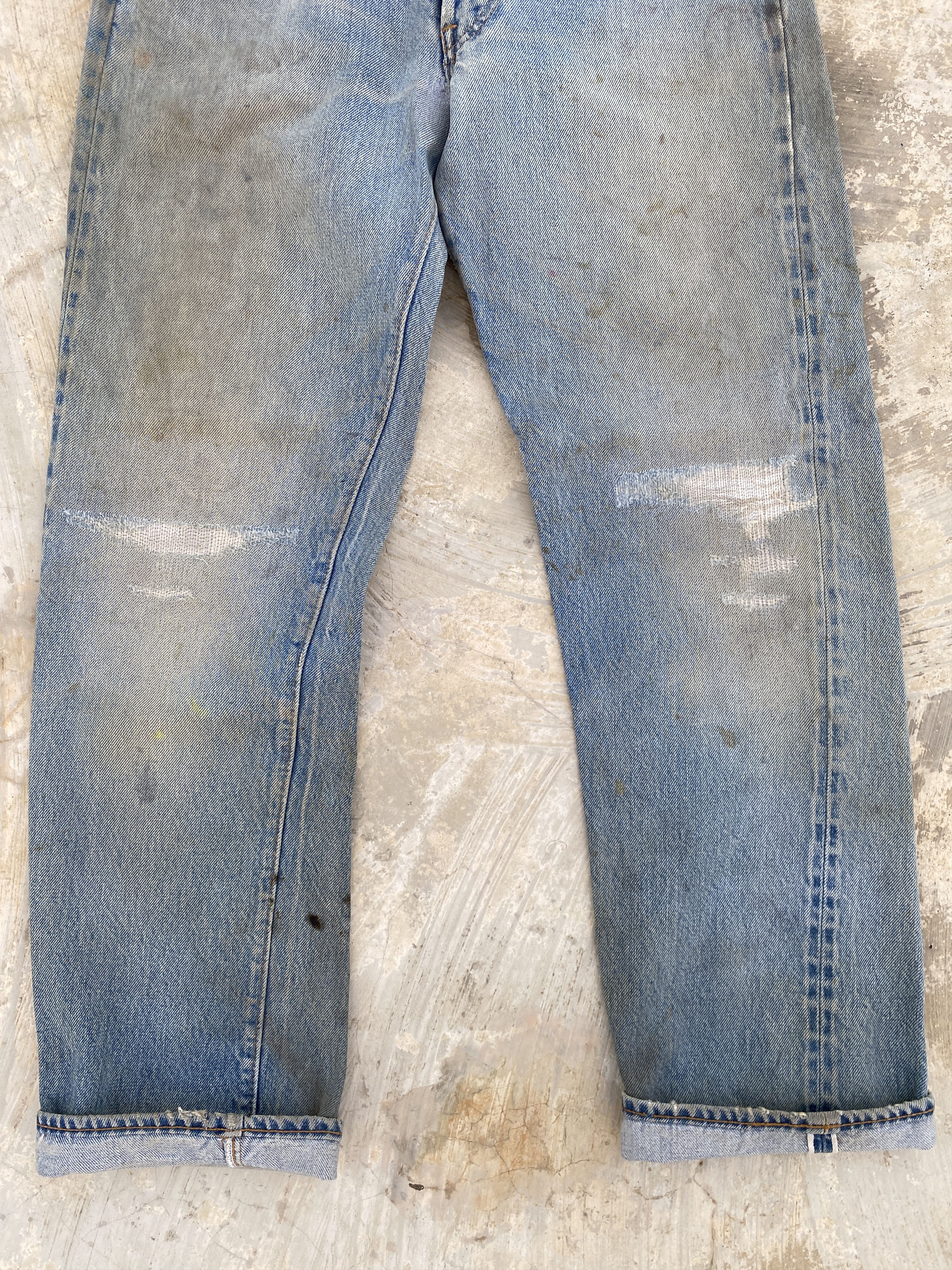 Levi's × Vintage Vintage 80s Levis 501 Redline #524 Selvedge Jeans Size US 29 - 4 Thumbnail