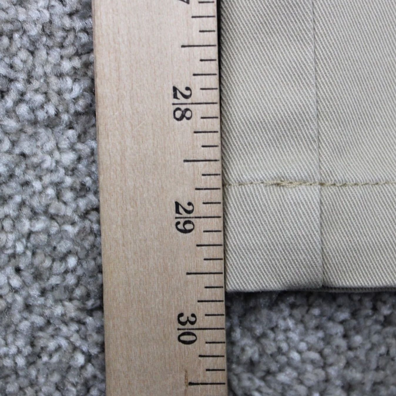Haggar Haggar Pants Chino Mens 42x30 Beige Classic Fit NWT Work 2 Weekend Iron-Free Front Flat 30 Inseam Size US 42 / EU 58 - 3 Thumbnail