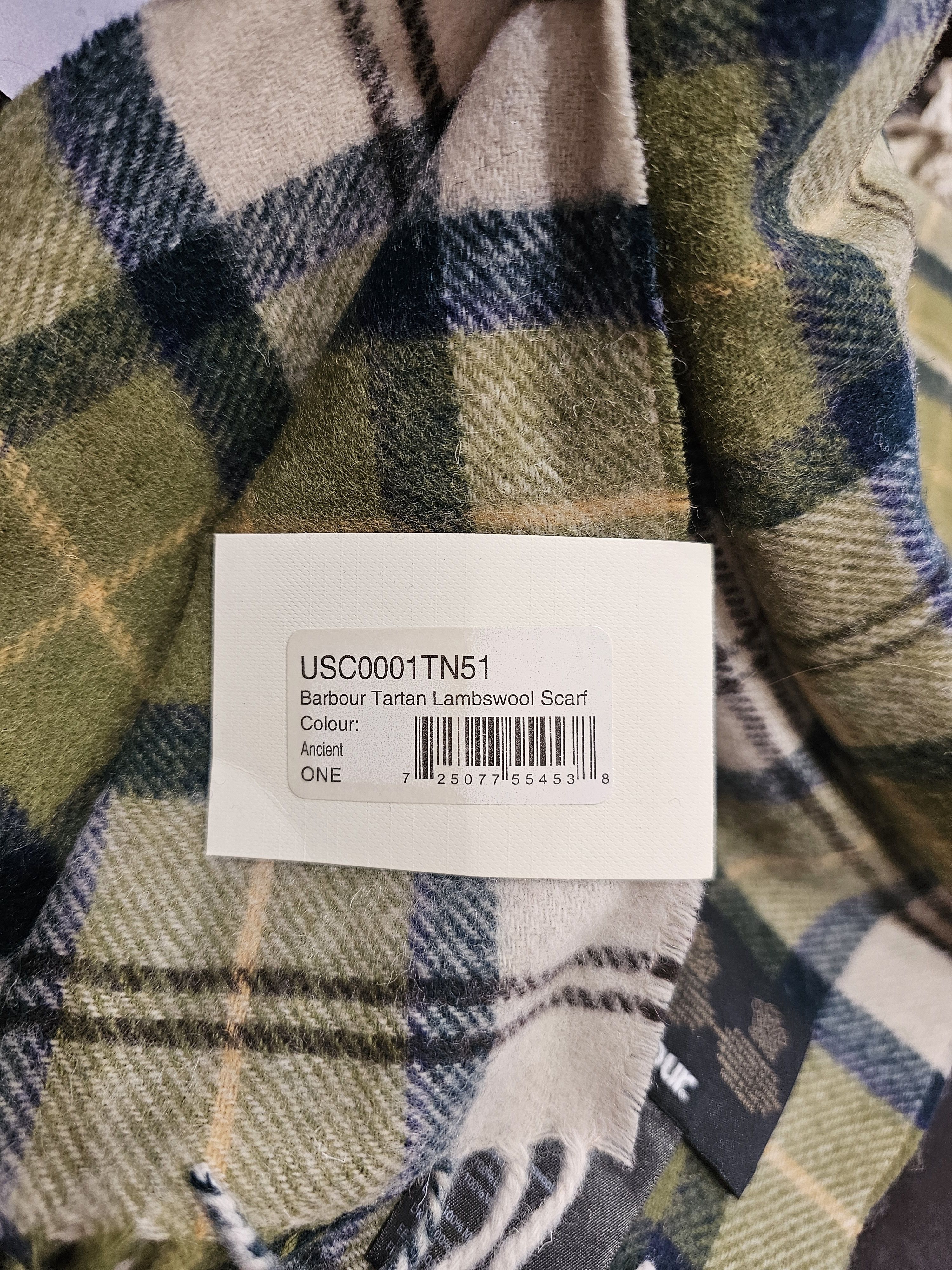 Barbour Barbour Tartan Lambswool Scarf Size ONE SIZE - 6 Thumbnail