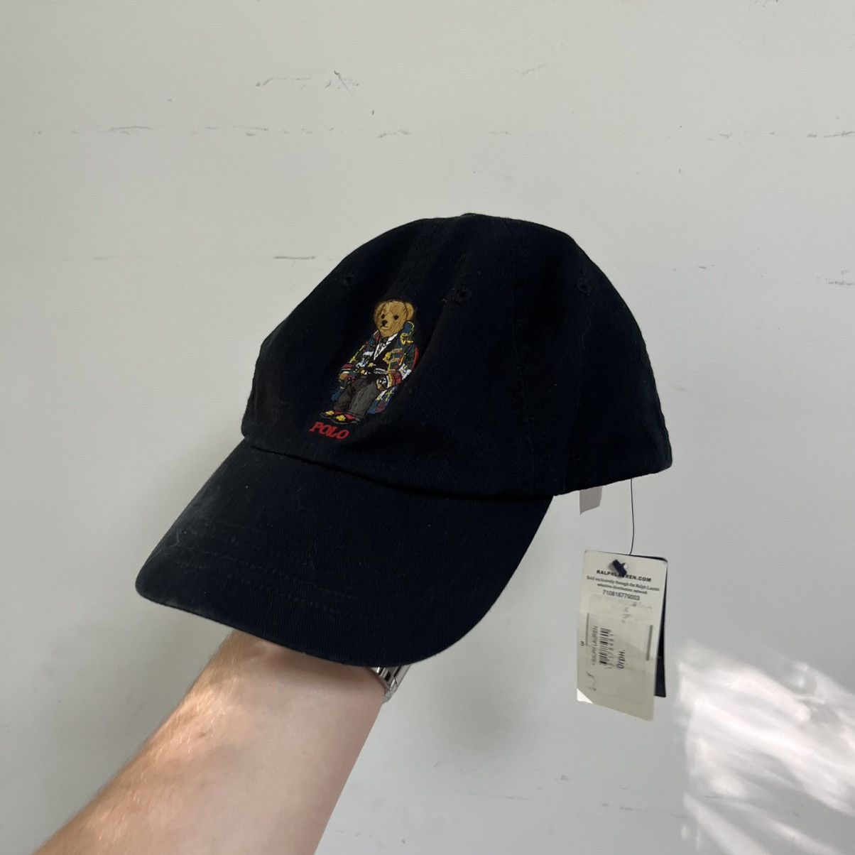Polo Ralph Lauren × Vintage Polo Ralph Lauren Bear Cap Hat Size ONE SIZE - 2 Thumbnail