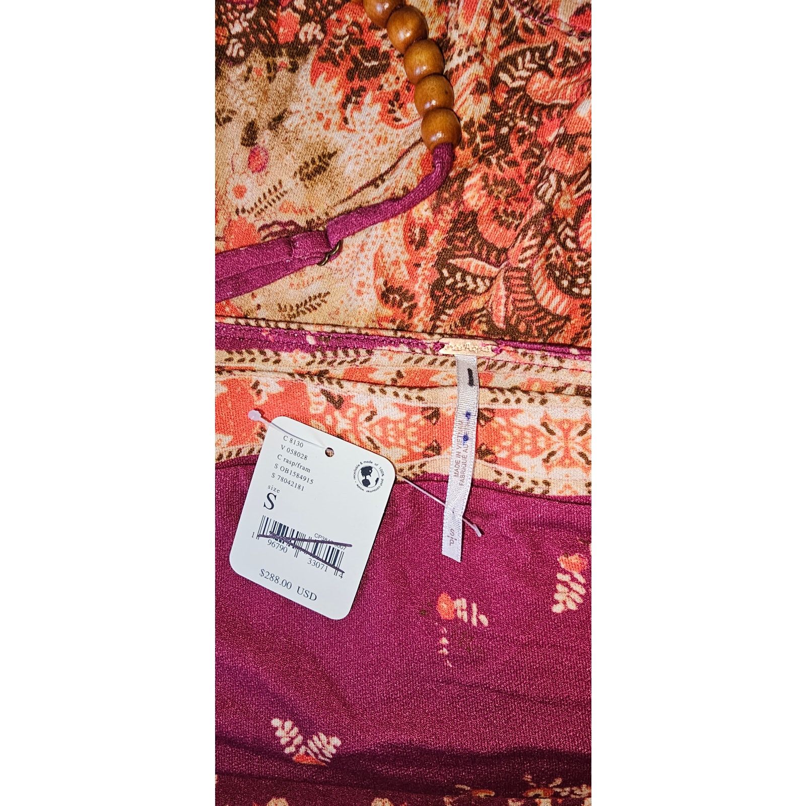 Free People New Free People Astrid Wide-Leg Jumpsuit $288 SMALL Boho Size 28" / US 6 / IT 42 - 7 Thumbnail