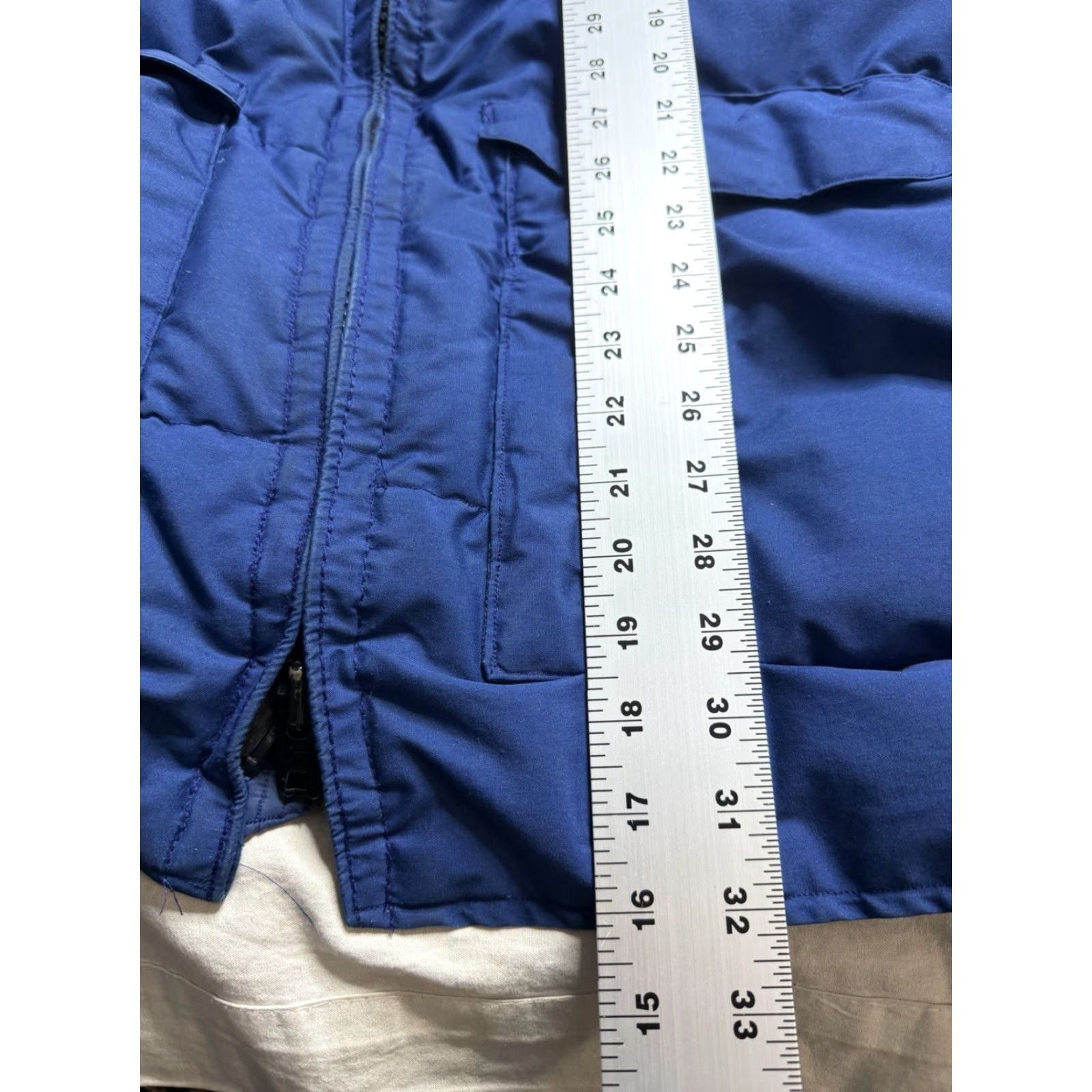 VINTAGE Holubar Mens L Duck Down Winter Puffer Jacket Blue USA
