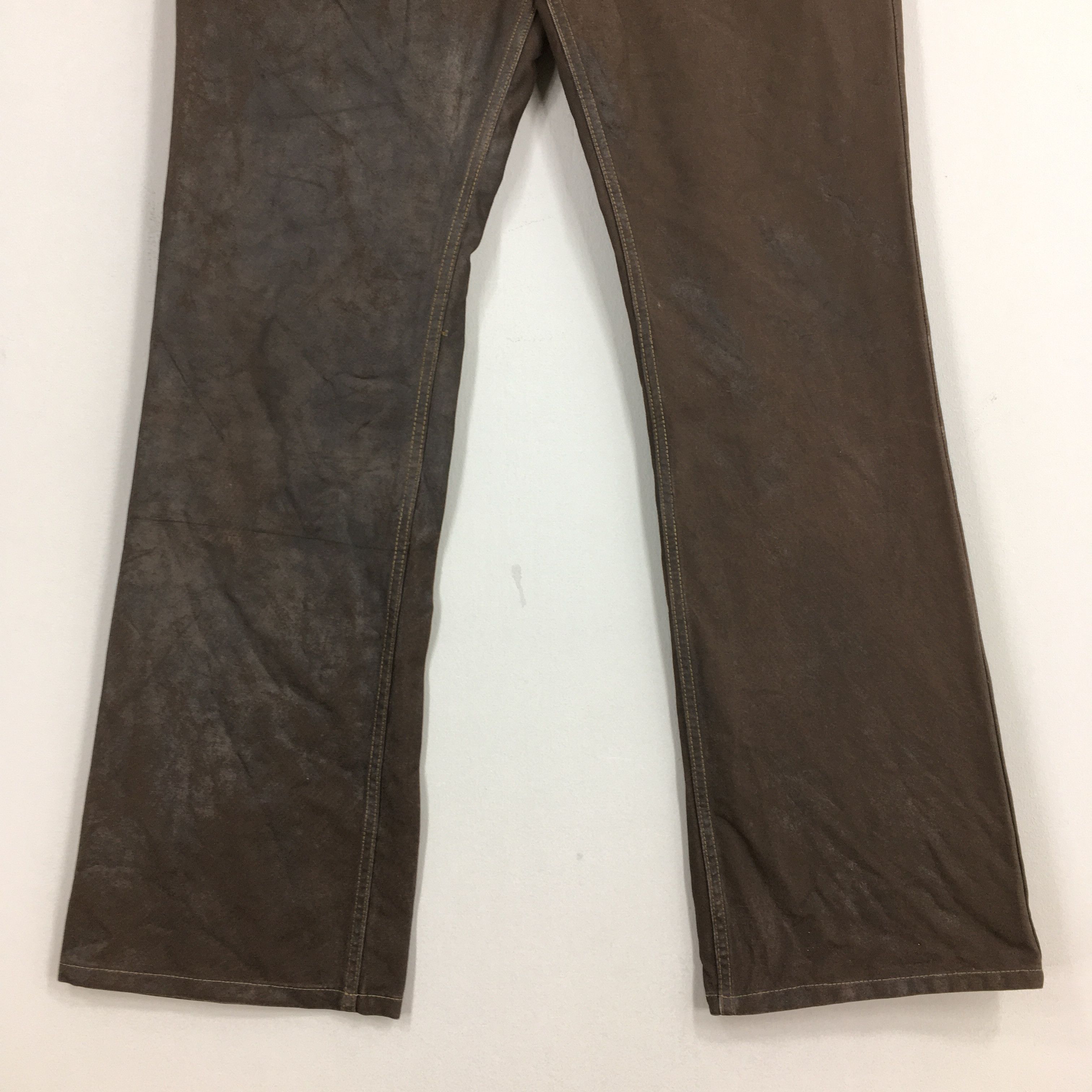 Levi's Size 31x31 Vintage Levi's 517 Wax Brown Jeans S1153 Size US 31 - 4 Thumbnail