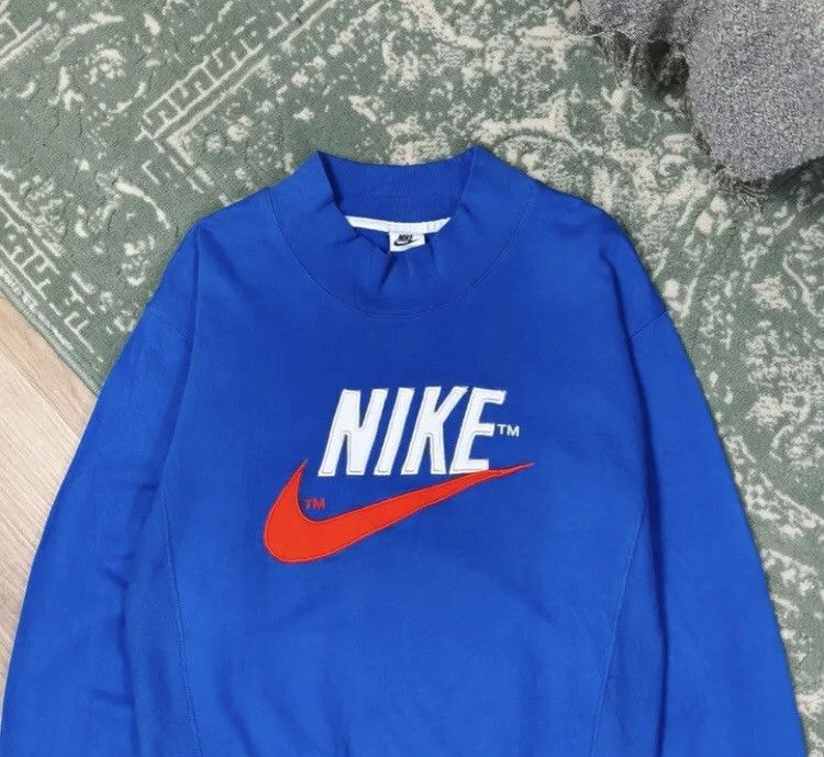 Nike × Vintage Vintage Nike Logo Center Sweater Size US S / EU 44-46 / 1 - 2 Thumbnail