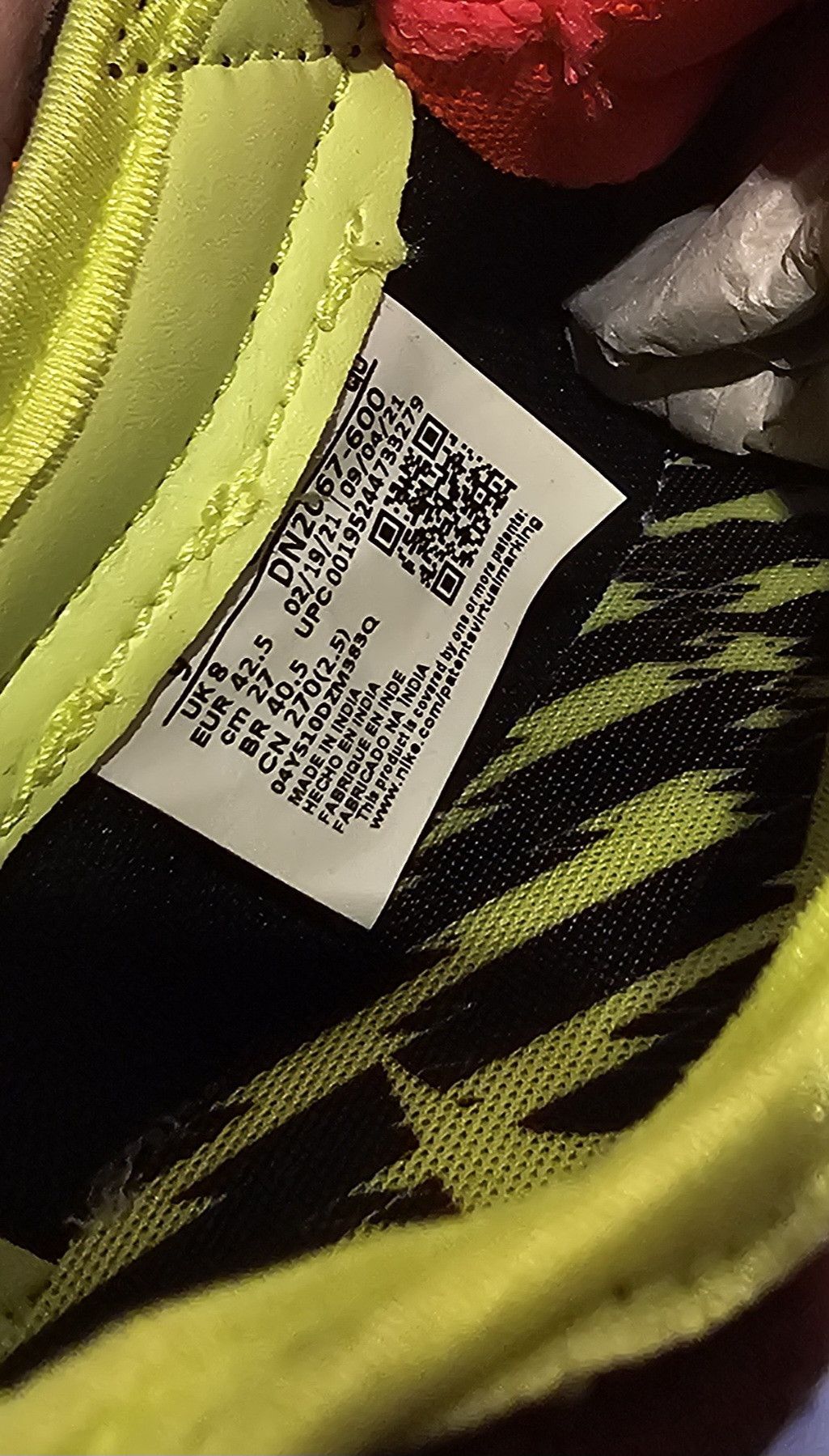 Acronym × Errolson Hugh × Nike Nike Blazer low Acronym maroon lemon NEW S9/42,5 Size US 9 / EU 42 - 13 Thumbnail