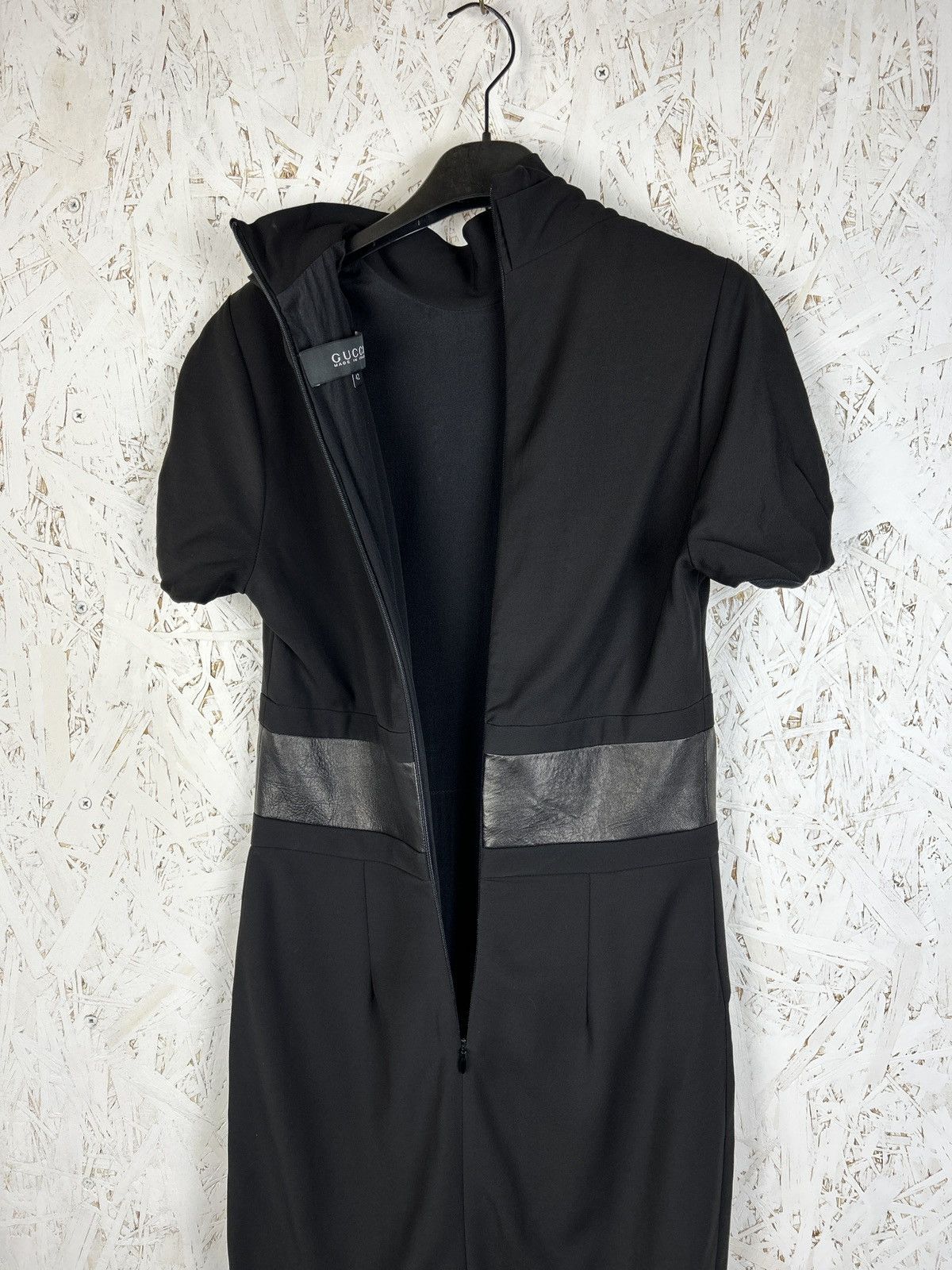 Gucci Gucci Leather Part Gorgeous Midi Dress Silk Lining Size M / US 6-8 / IT 42-44 - 8 Thumbnail