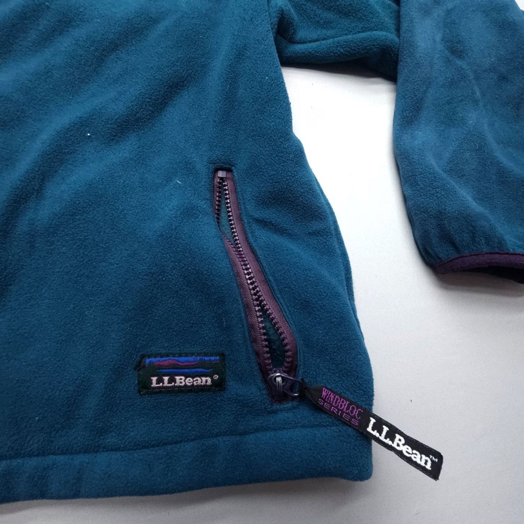 Vintage VINTAGE LL Bean Polartec Windbloc Fleece Jacket Mens Large Teal USA Made Outdoor Size US L / EU 52-54 / 3 - 5 Thumbnail