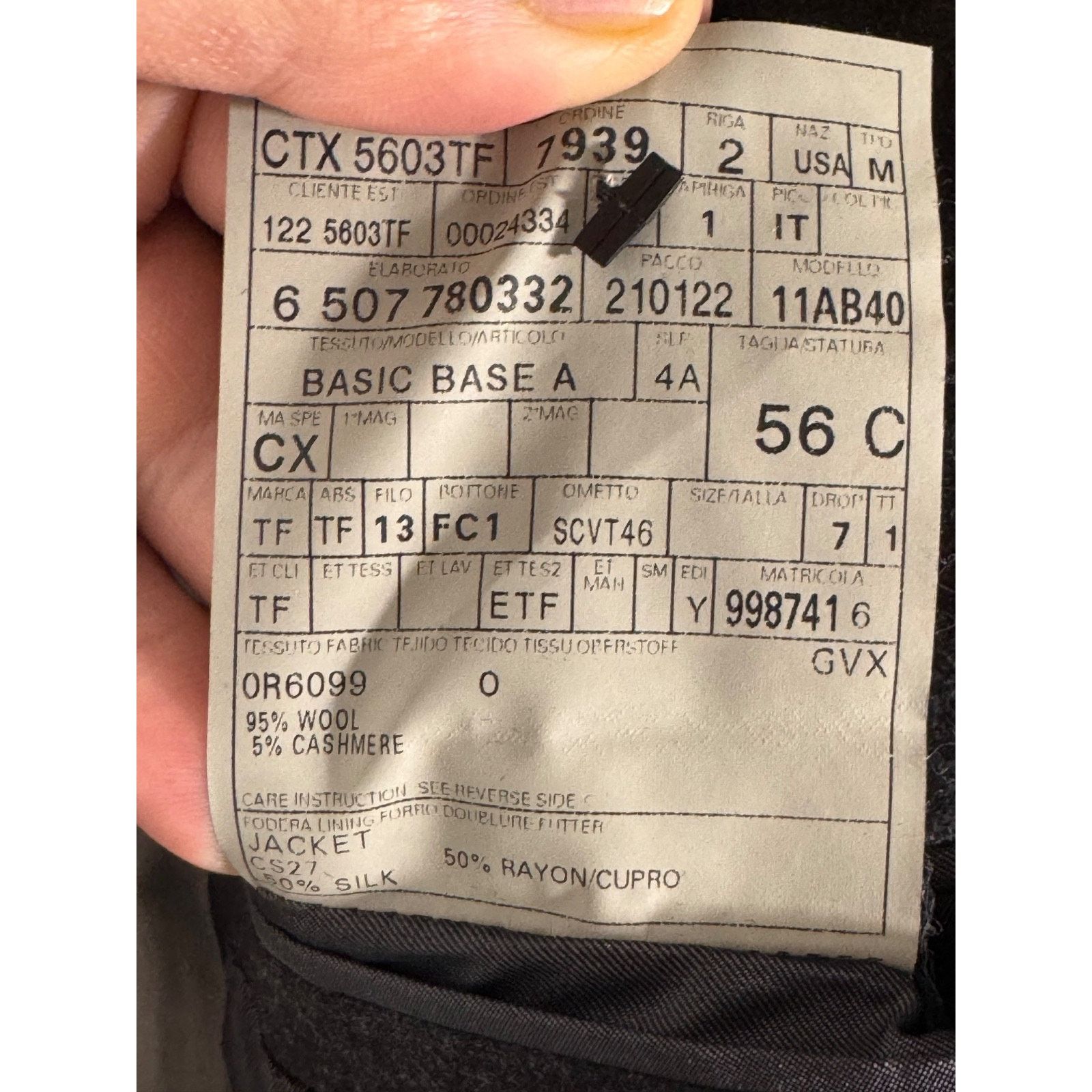 Tom Ford Tom Ford Charcoal Wool Cashmere Flannel Blazer Jacket 56 46 Size 46R - 6 Thumbnail