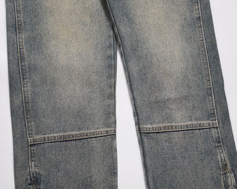 Japanese Brand × Vintage High street men's washed slim fit flared zipper jeans y2k Size US 32 / EU 48 - 6 Thumbnail