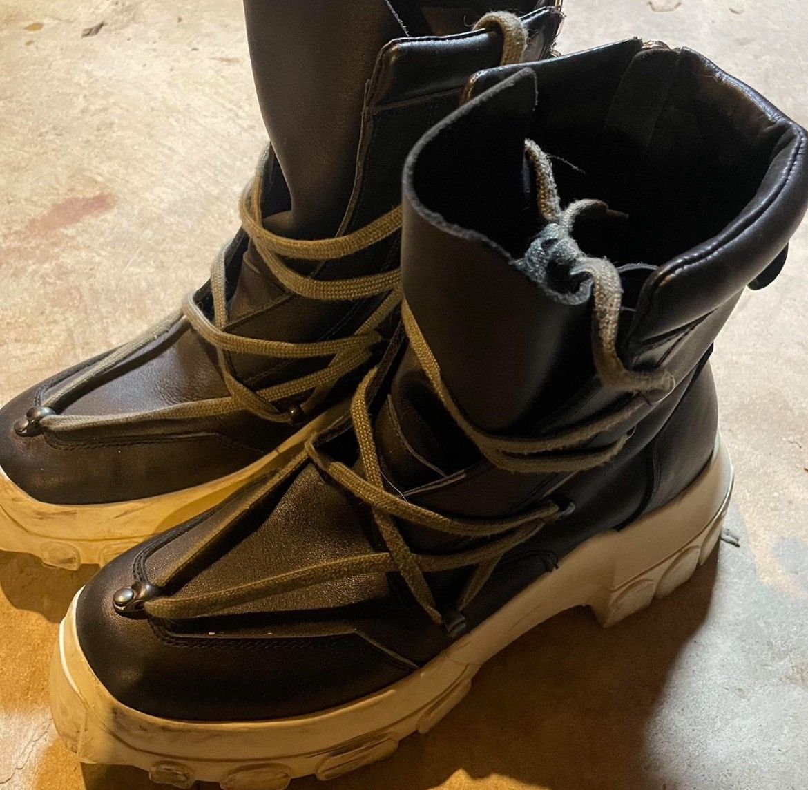 Rick Owens Rick Owens SS18 Tractor hiking boots Size US 9 / EU 42 - 3 Thumbnail