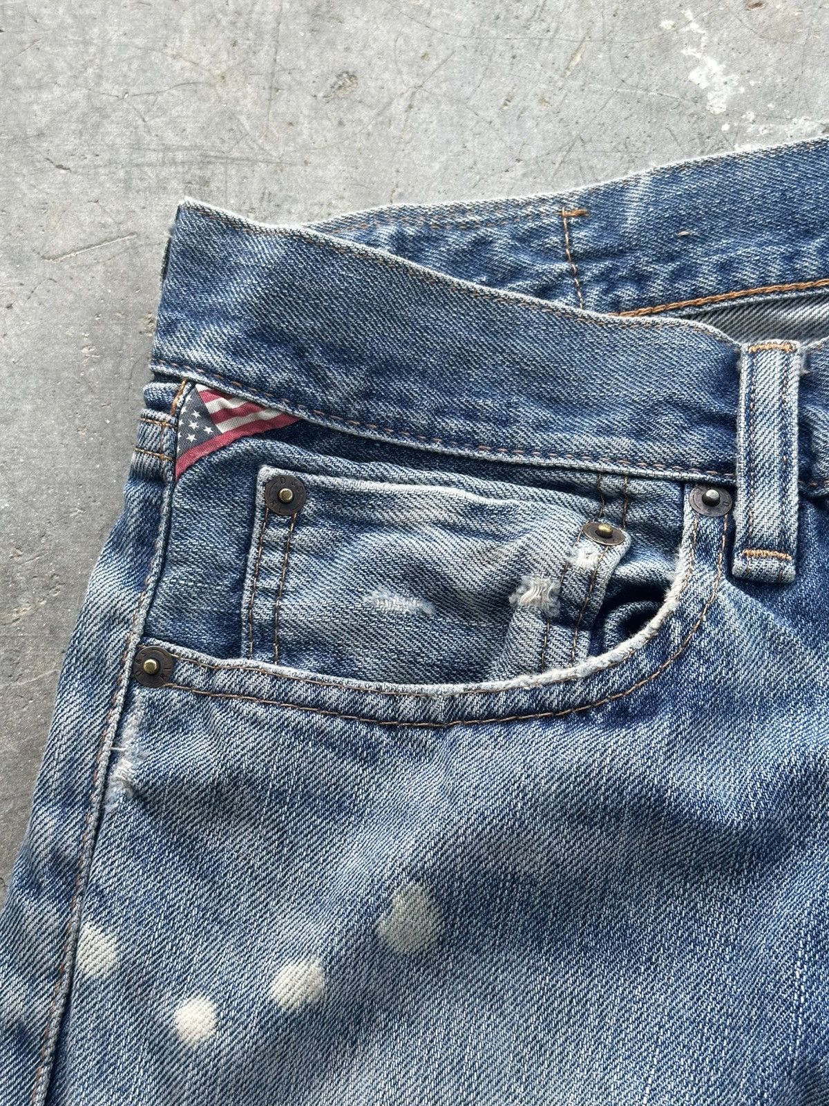 Ralph Lauren Ralph Lauren Distressed Denim Jeans Size US 36 / EU 52 - 7 Thumbnail