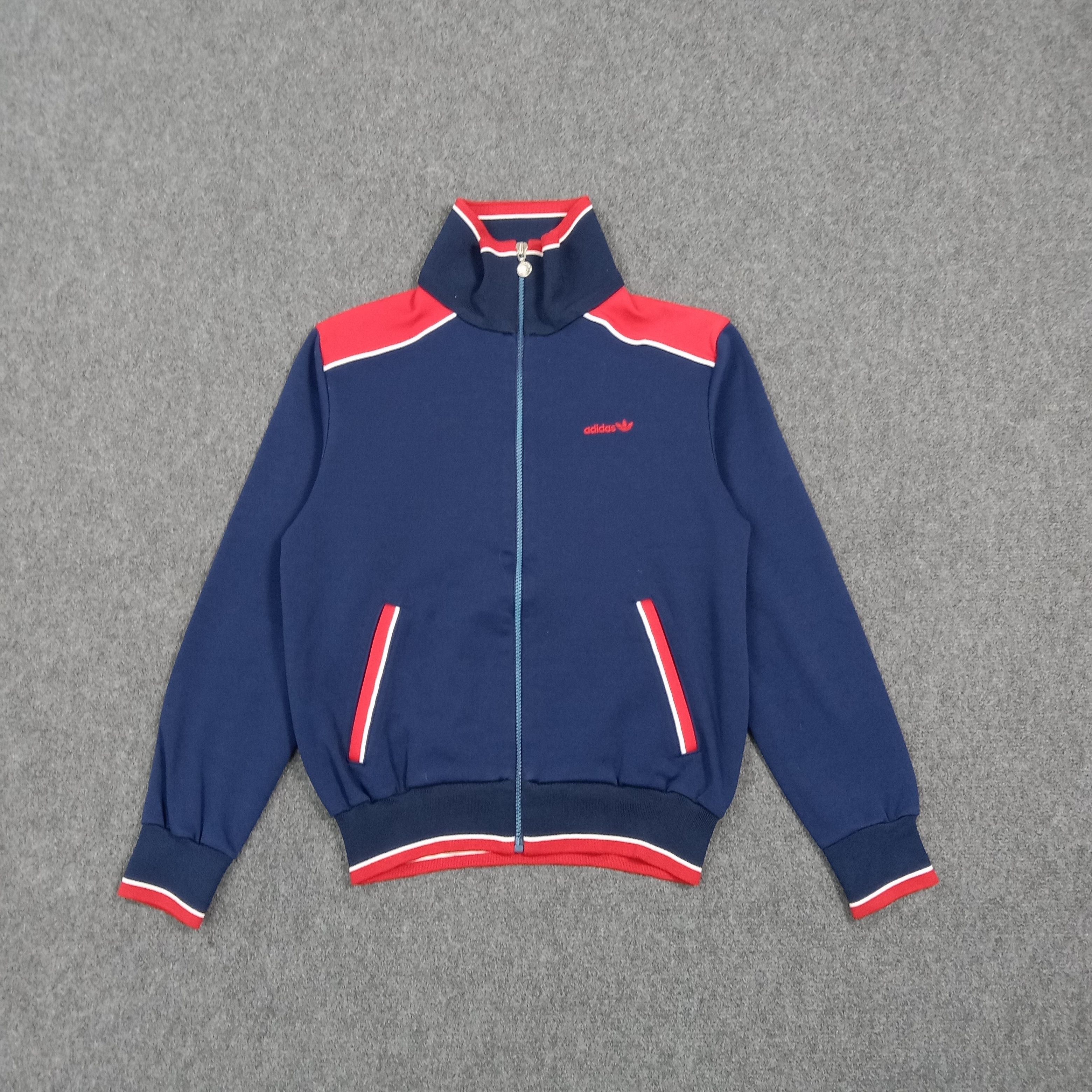 Adidas Vintage 90s Adidas Running Full Zipper Sweater C271N19 Size US S / EU 44-46 / 1 - 1 Thumbnail