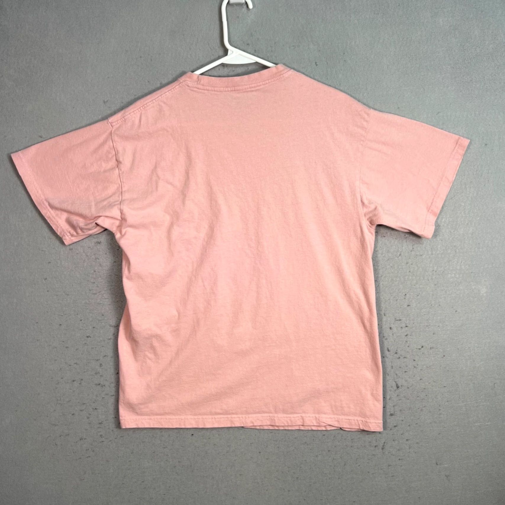 Pinko Nirvana Pink Graphic Tee Yellow Smiley Face Band Retro Size S/M Mens Size S / US 4 / IT 40 - 2 Thumbnail