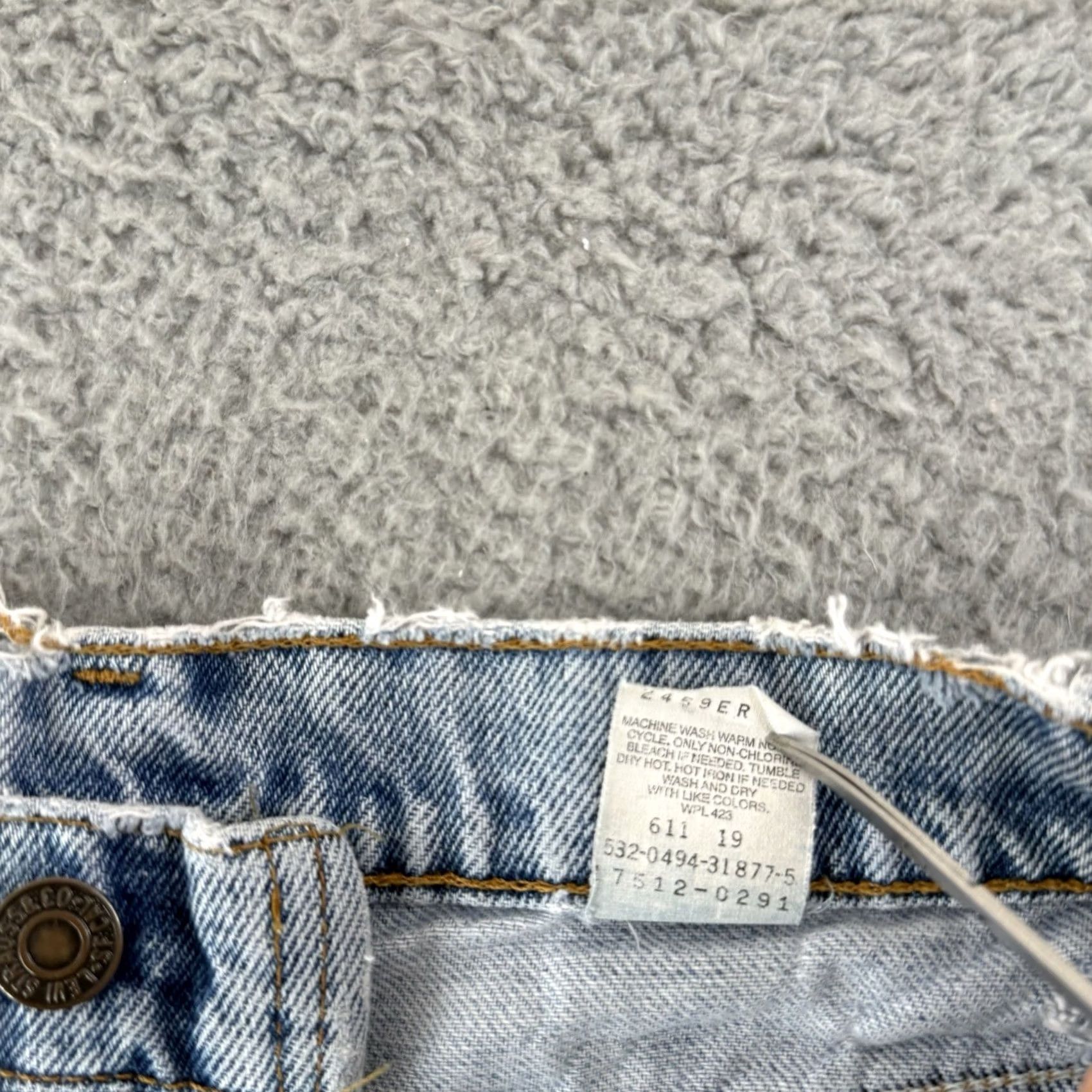 Levi's Vintage Levi's 512 Jeans Womens 7 Slim Fit 25x30 Tapered Leg 90s Light Wash USA Size 28" / US 6 / IT 42 - 7 Thumbnail