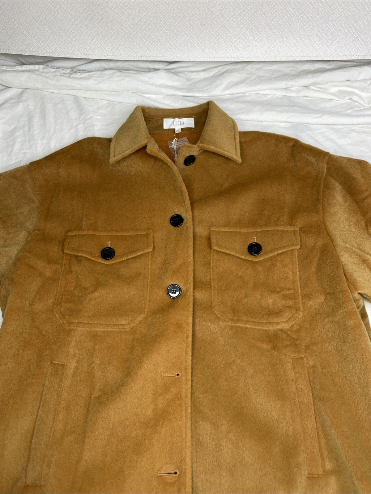 Other LUCCA Jacket Coat Women's Brown Sz S Button Down Pockets NWT Size S / US 4 / IT 40 - 3 Thumbnail