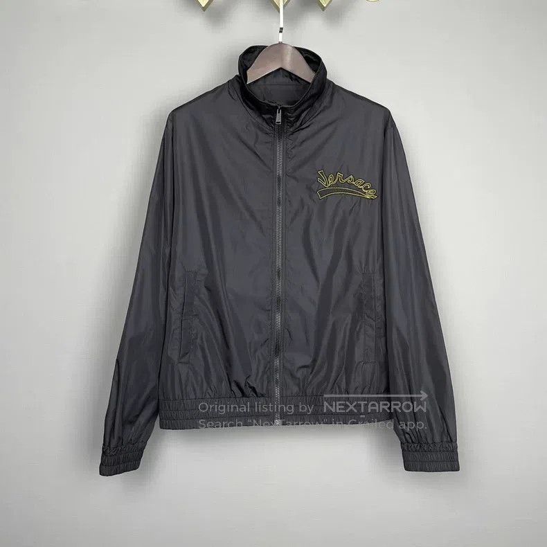 Versace Versace The main line stand-up collar men's thin jacket ja Size US L / EU 52-54 / 3 - 1 Thumbnail