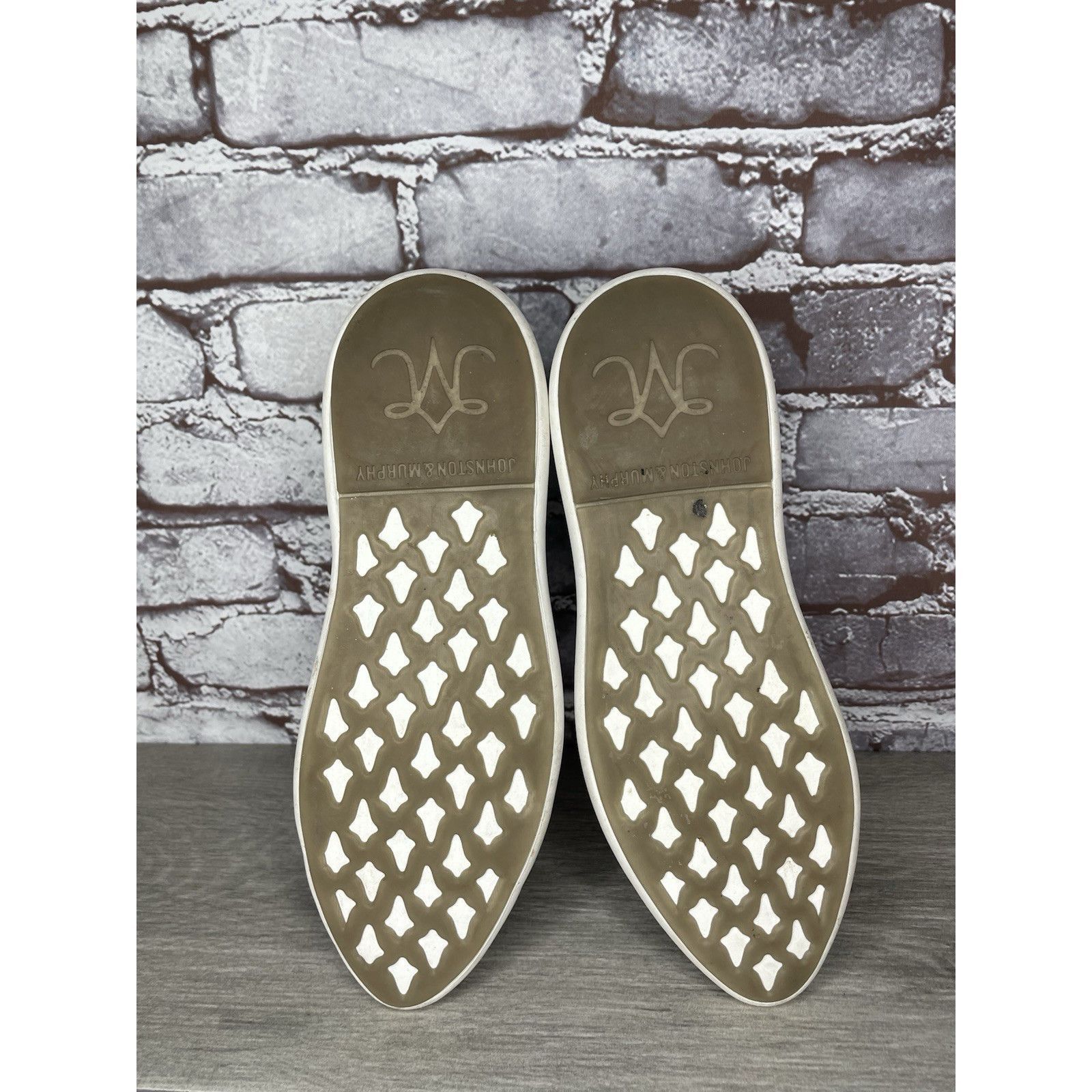 Johnston & Murphy Johnston & Murphy Tru Foam Dakota Silver Leather Sneakers Sh Size US 8 / IT 38 - 6 Thumbnail